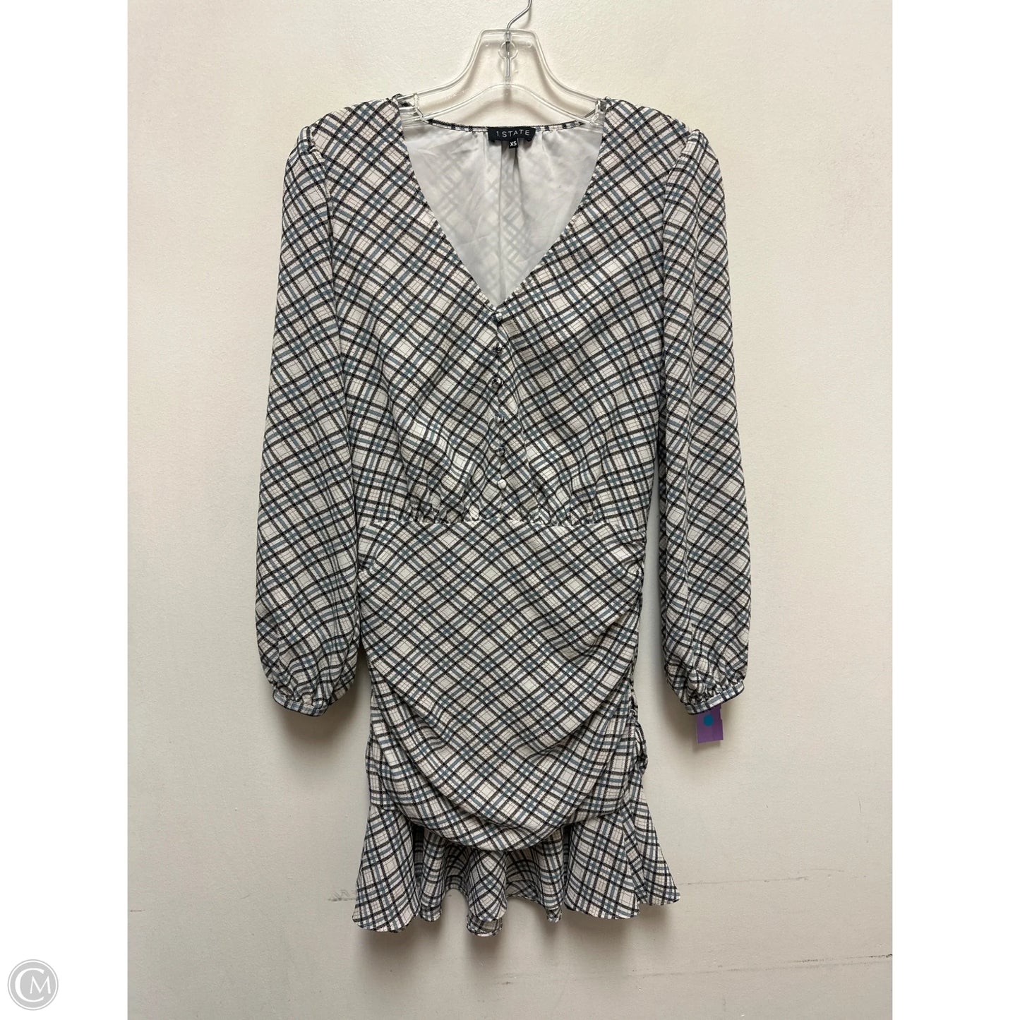 Dress Casual Short By 1.state In Blue & Brown, Size: Xs