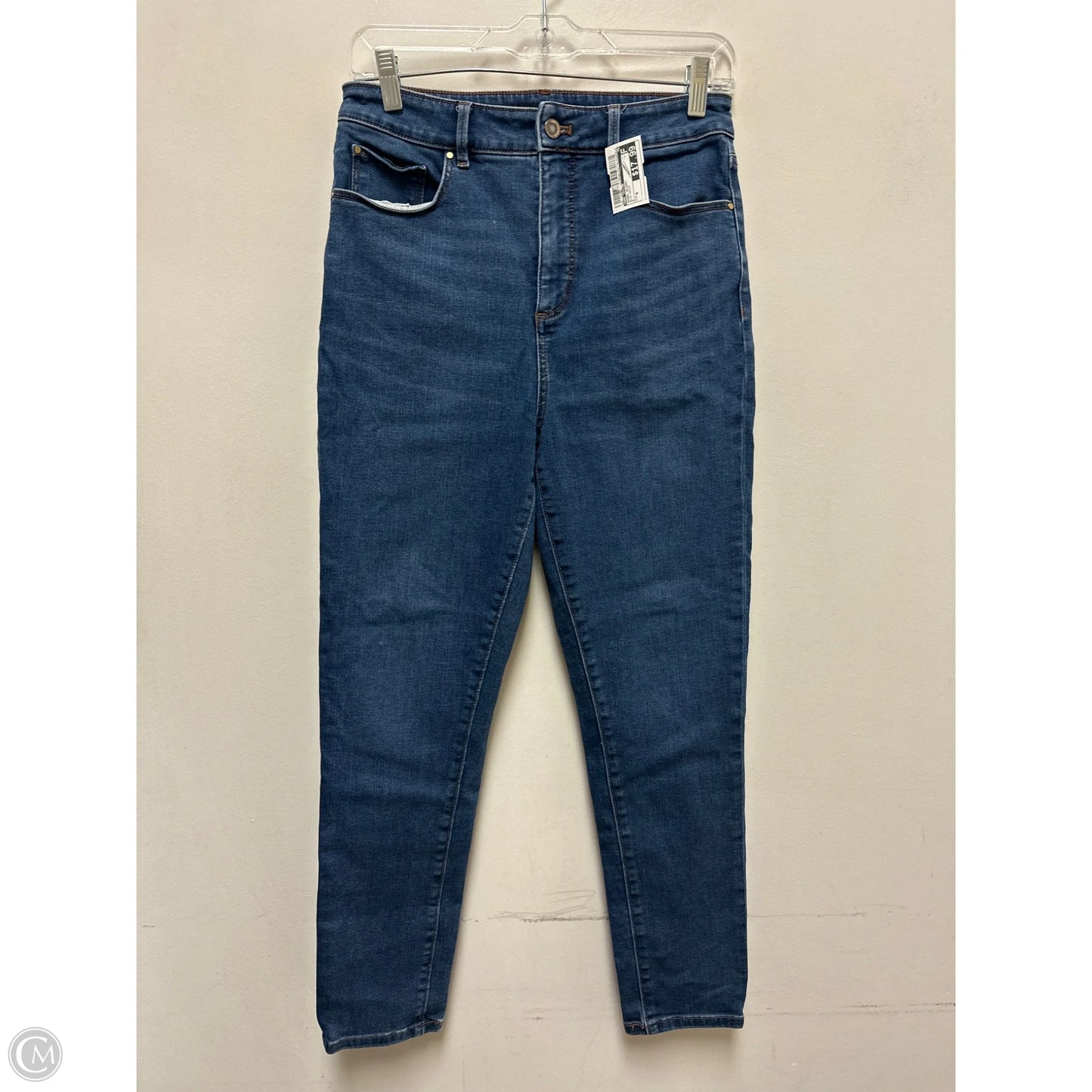 Jeans Skinny By Ann Taylor In Blue Denim, Size: 8