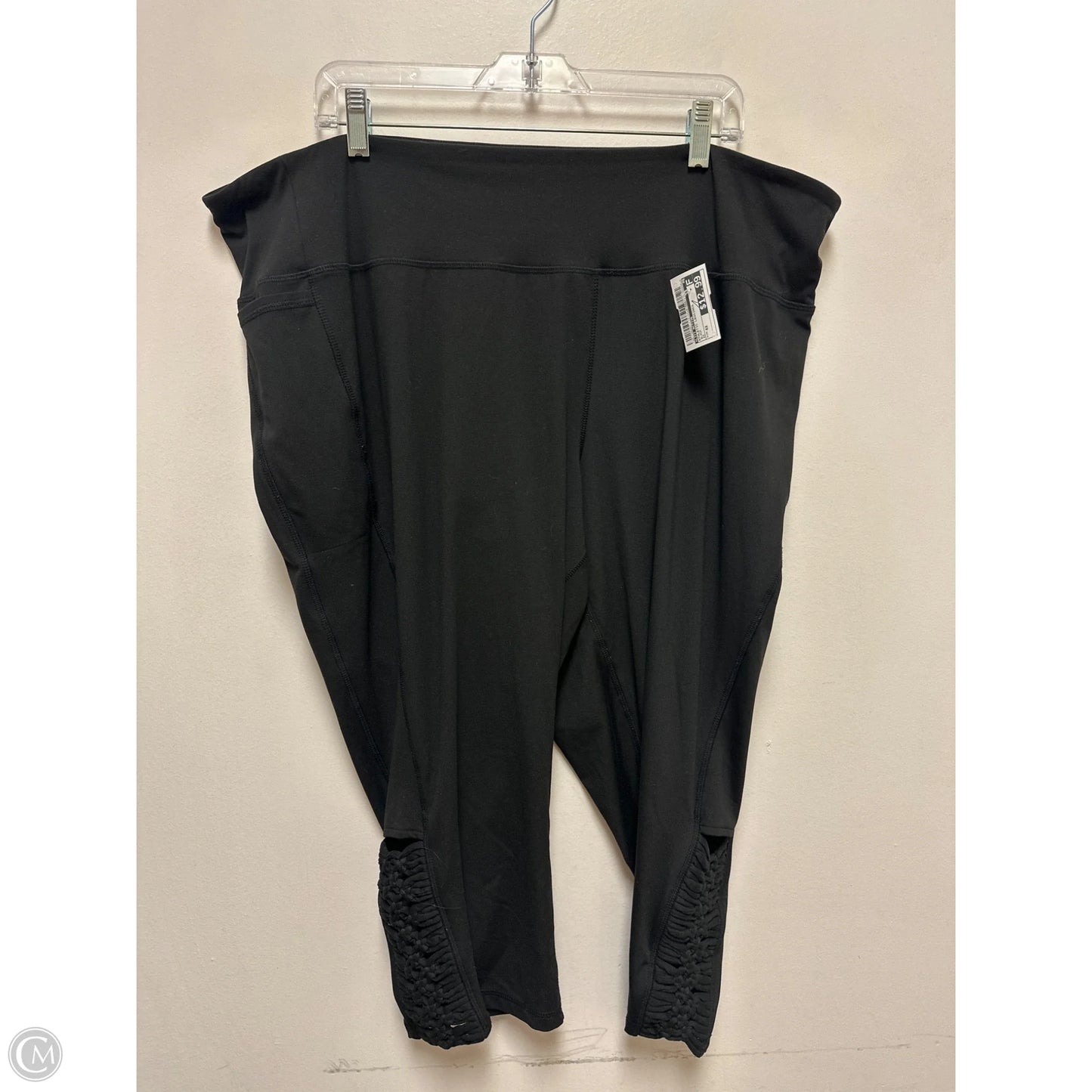 Athletic Leggings By Livi Active In Black, Size: 4x