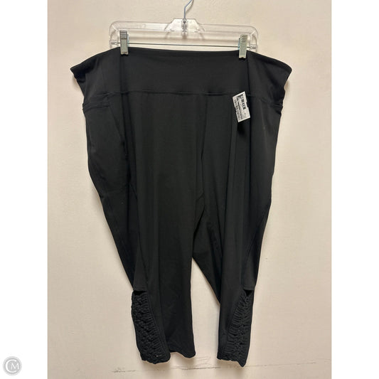 Athletic Leggings By Livi Active In Black, Size: 4x
