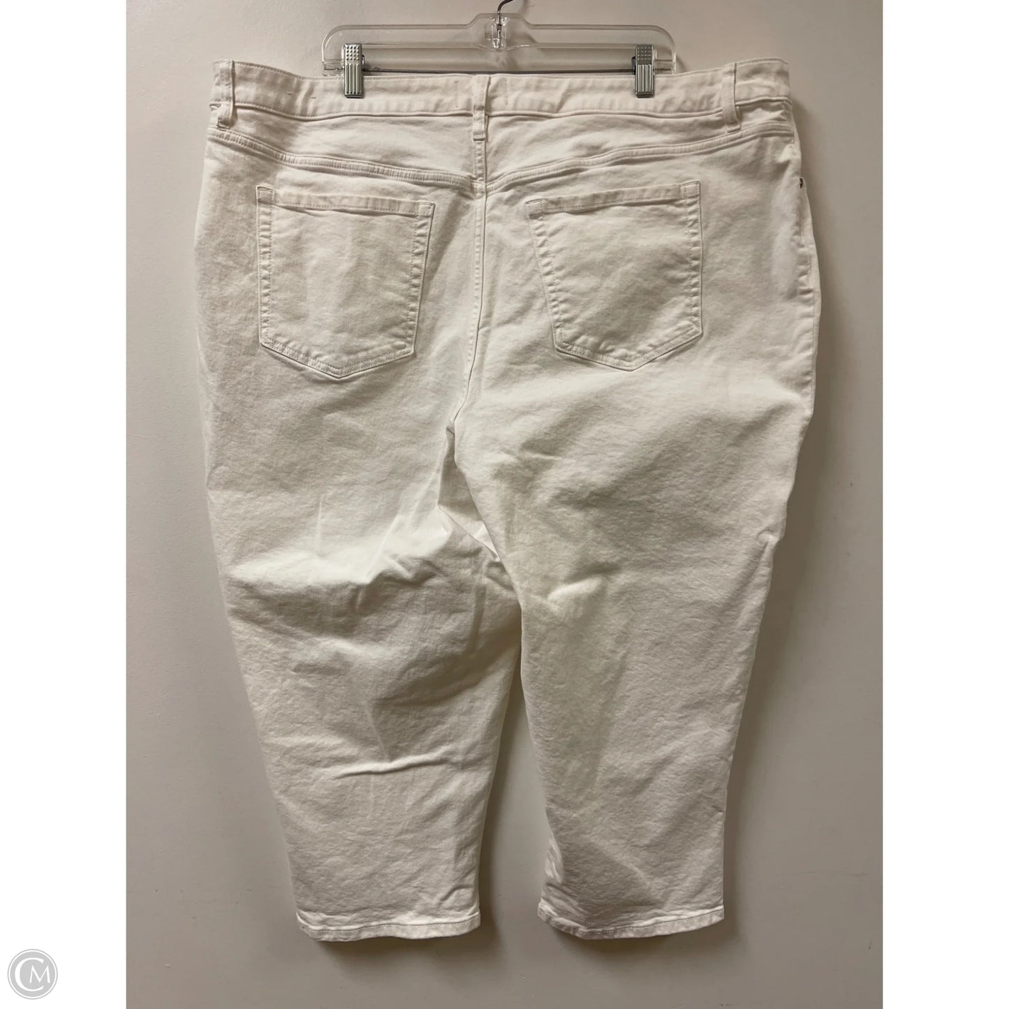 Jeans Skinny By Lane Bryant In White Denim, Size: 24