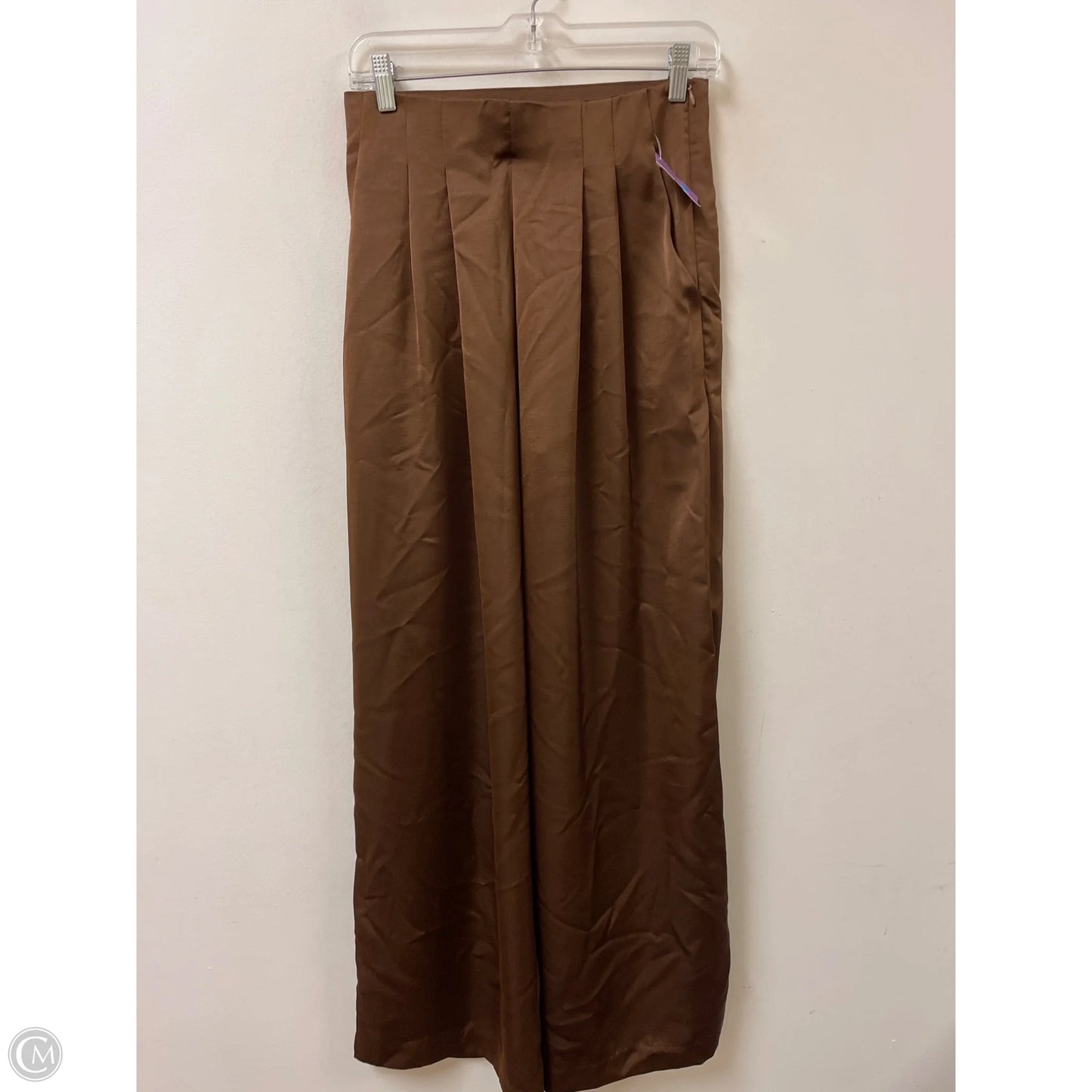 Pants Wide Leg By Clothes Mentor In Brown, Size: 8