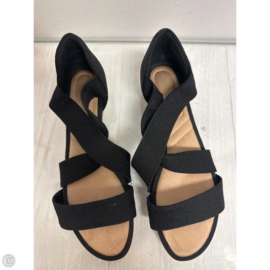 Sandals Flats By Kelly And Katie In Black, Size: 9.5