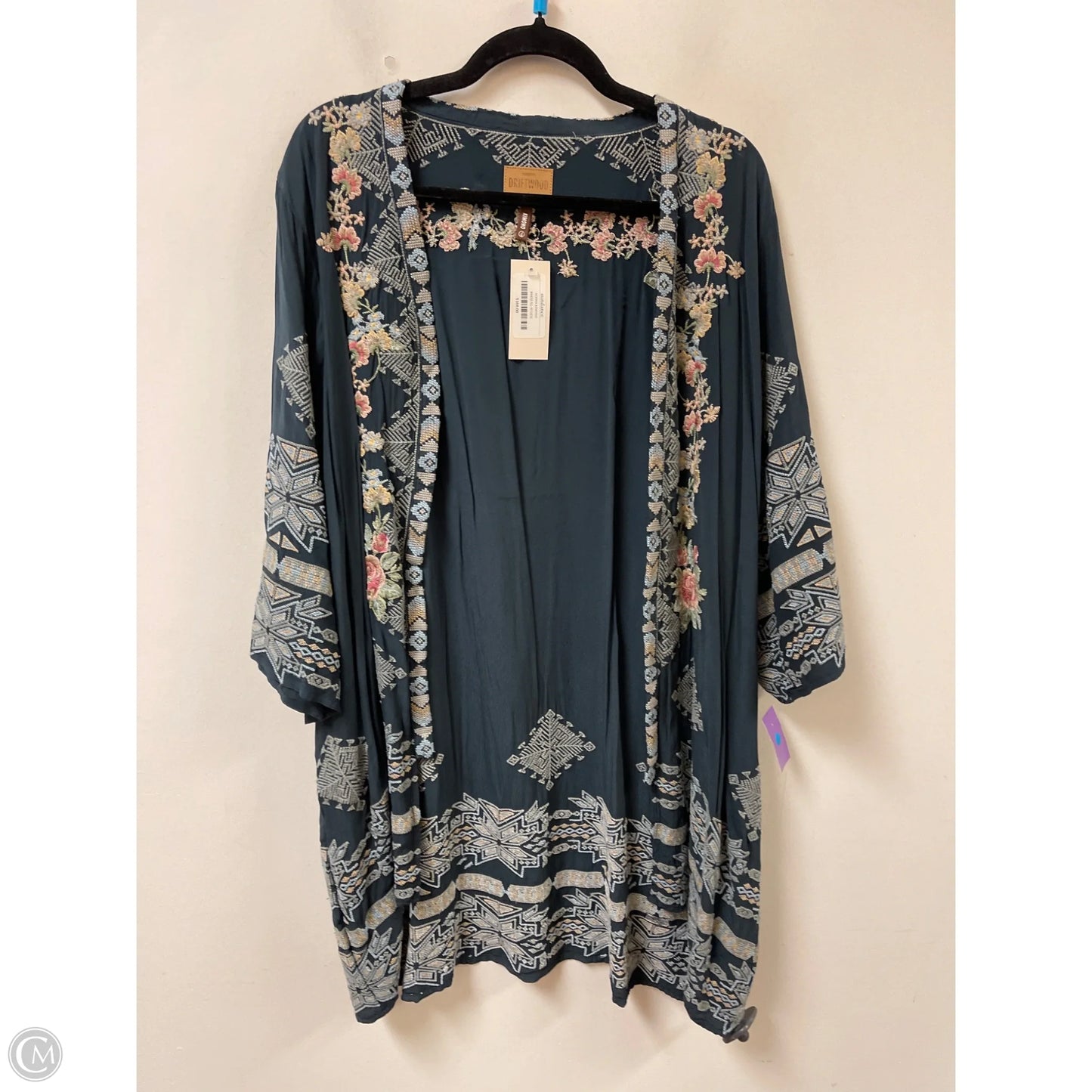 Kimono By Driftwood In Grey, Size: Xl