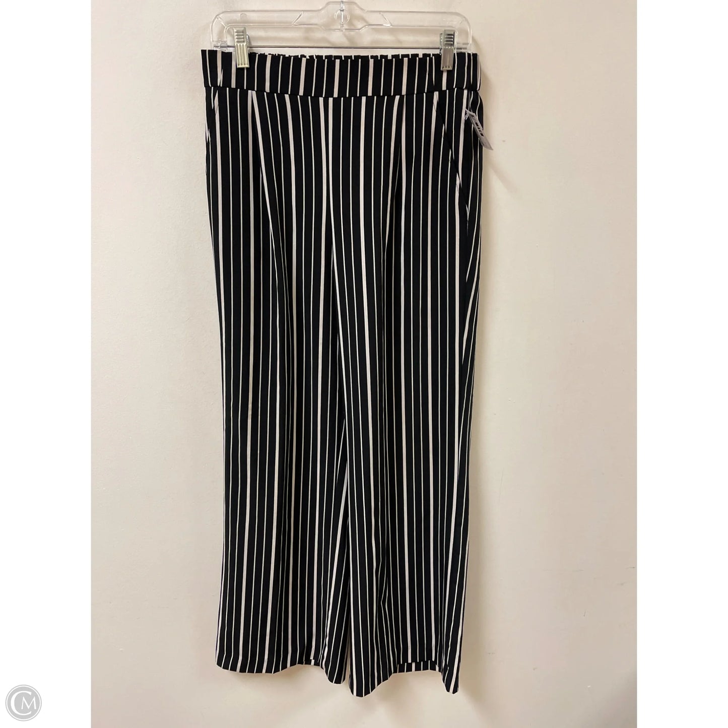 Pants Wide Leg By Counterparts In Black & White, Size: 4