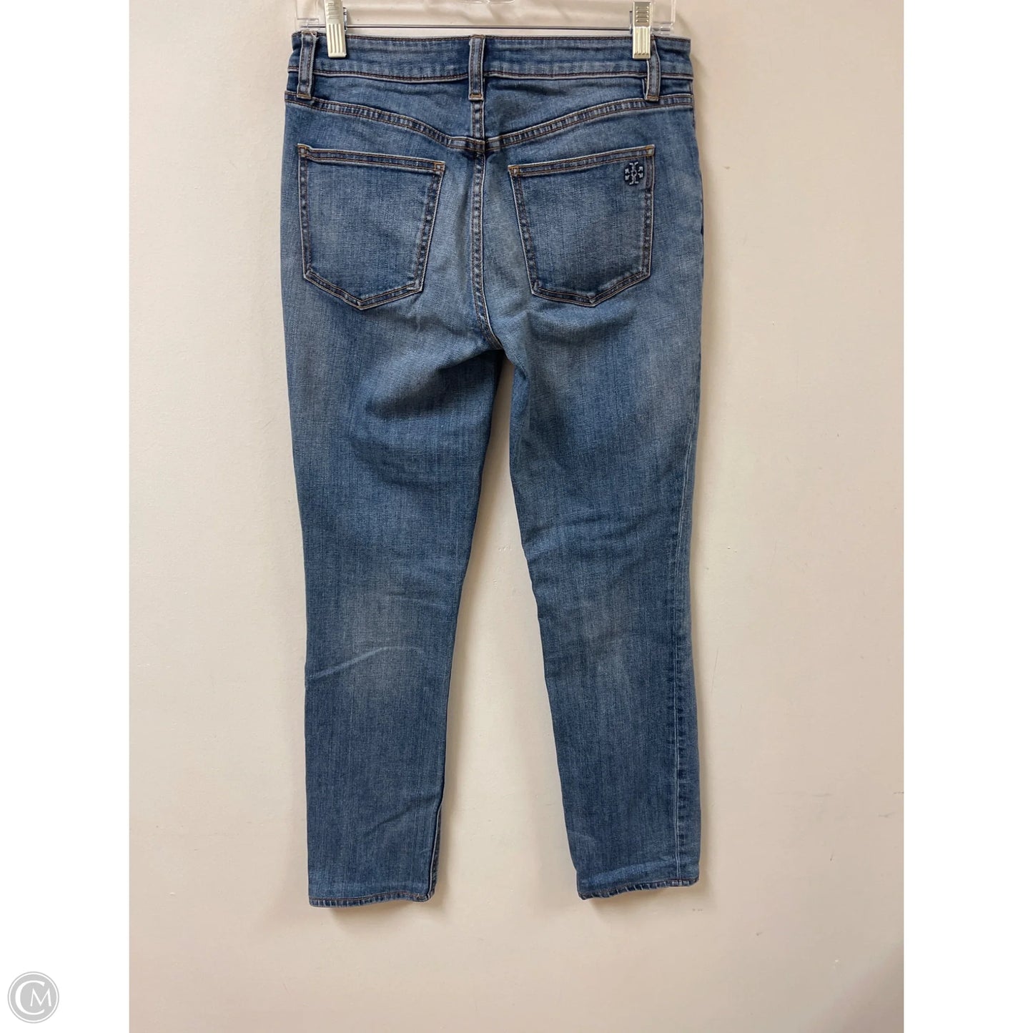 Jeans Designer By Tory Burch In Blue Denim, Size: 4