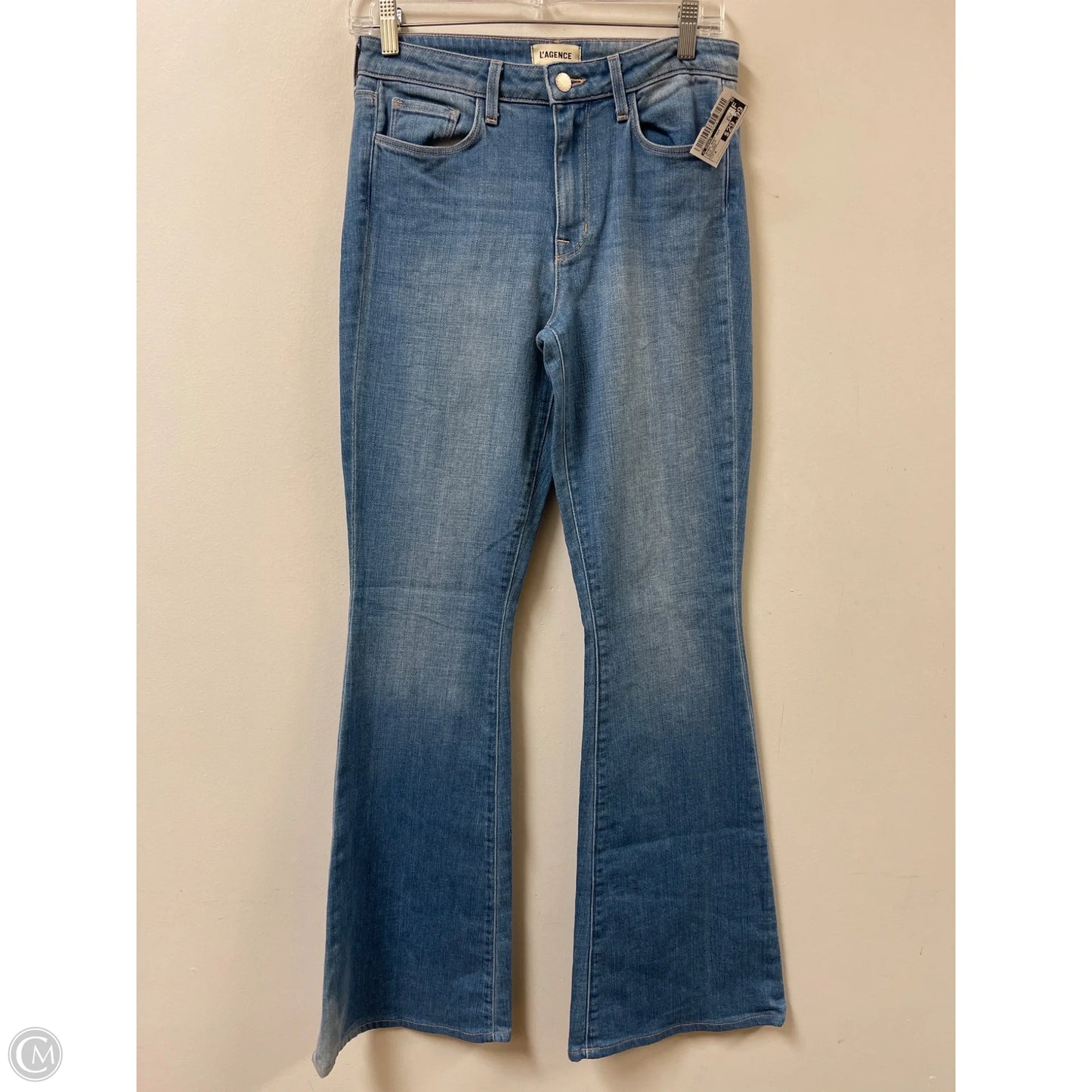 Jeans Boot Cut By L Agence In Blue Denim, Size: 4