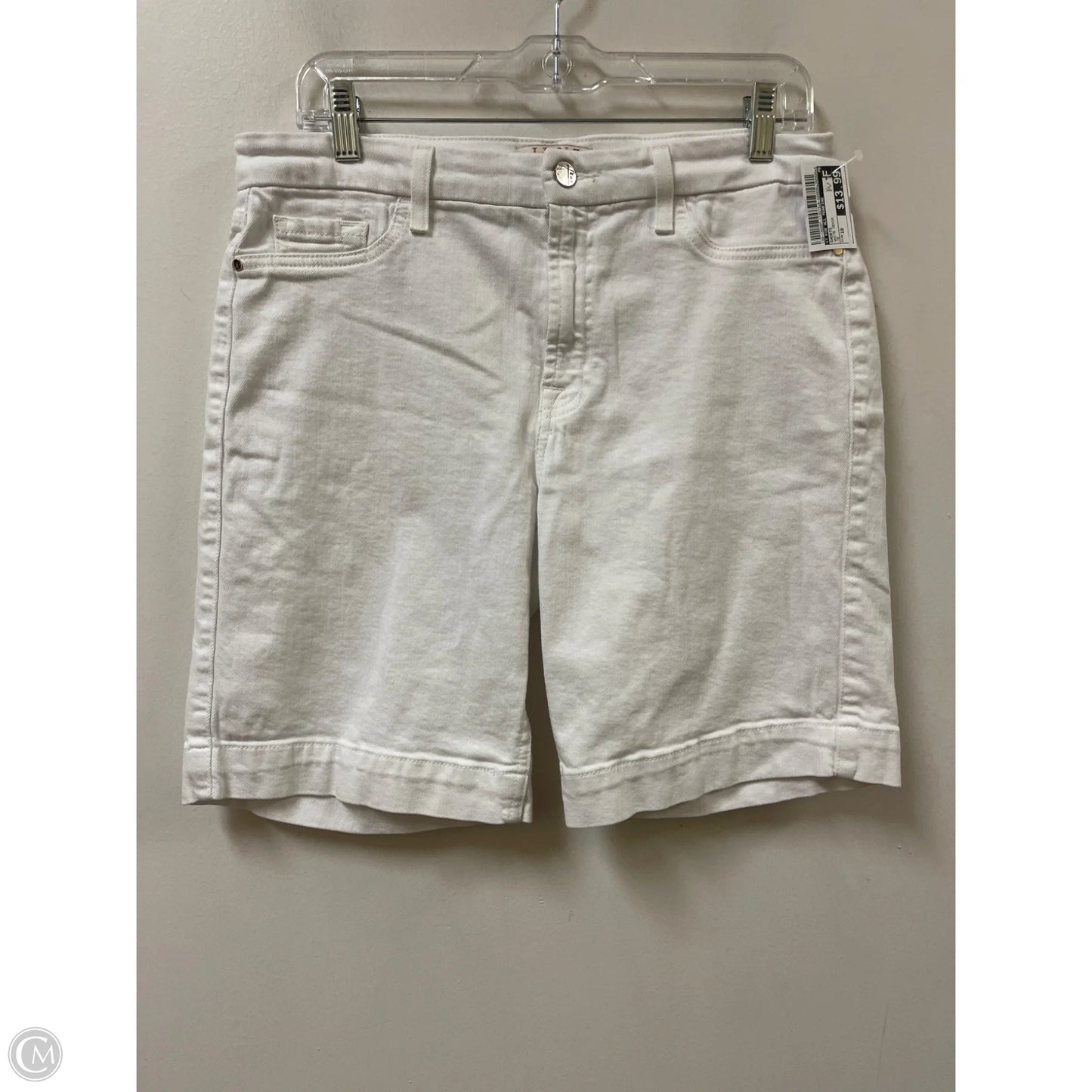 Shorts By 7 For All Mankind In White Denim, Size: 10