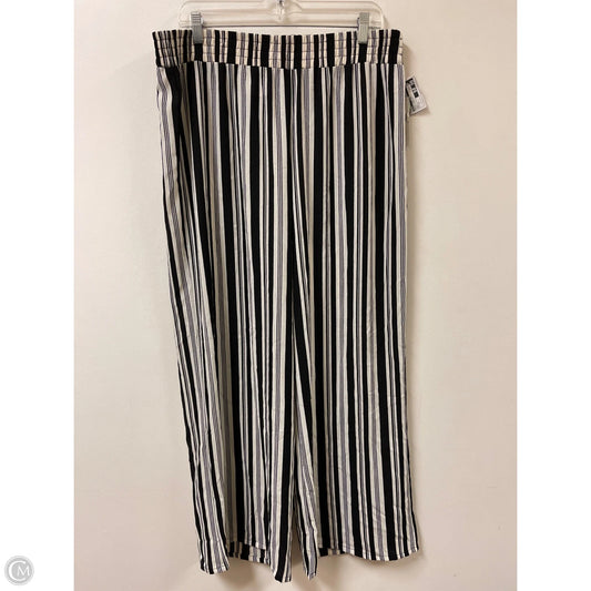 Pants Wide Leg By Alyx In Black & White, Size: 12