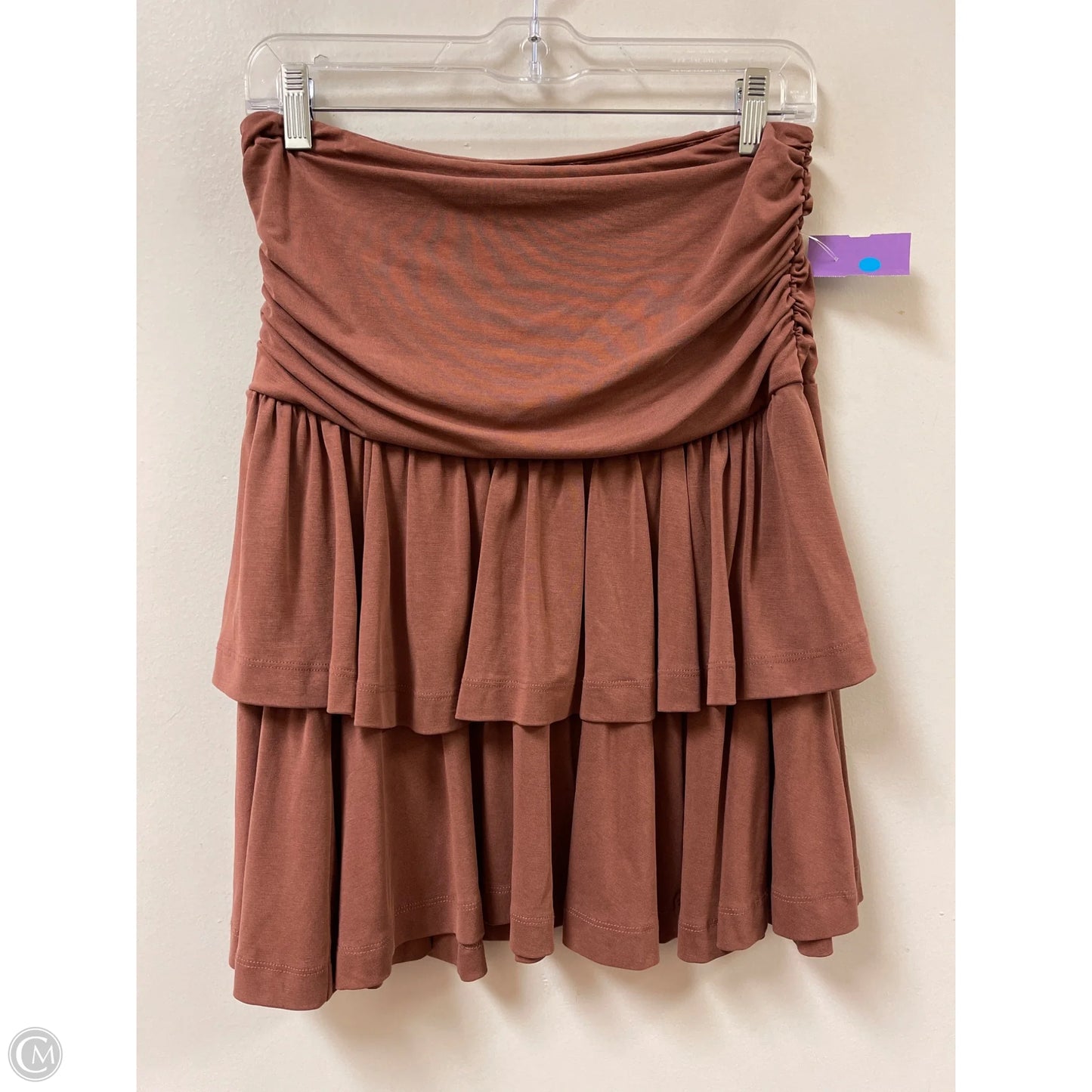 Skirt Mini & Short By Maeve In Brown, Size: 8
