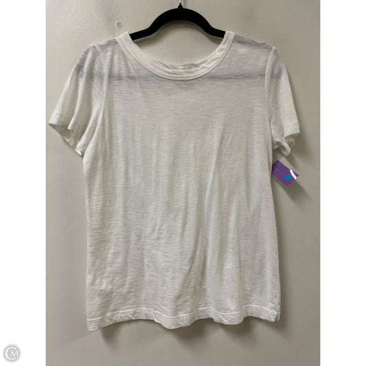 Top Short Sleeve By Loft In White, Size: Xs