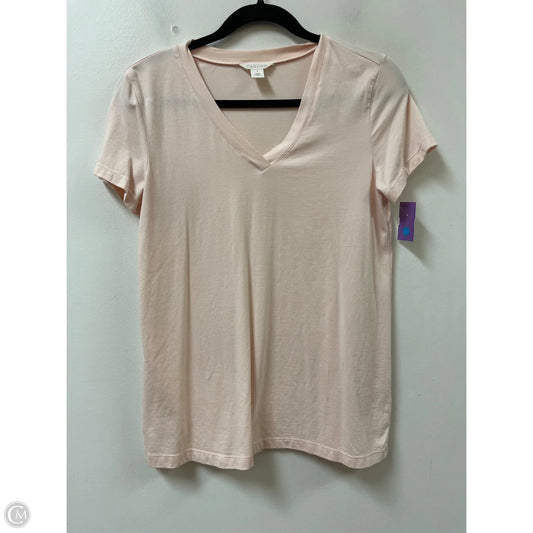 Top Short Sleeve By Caslon In Pink, Size: S