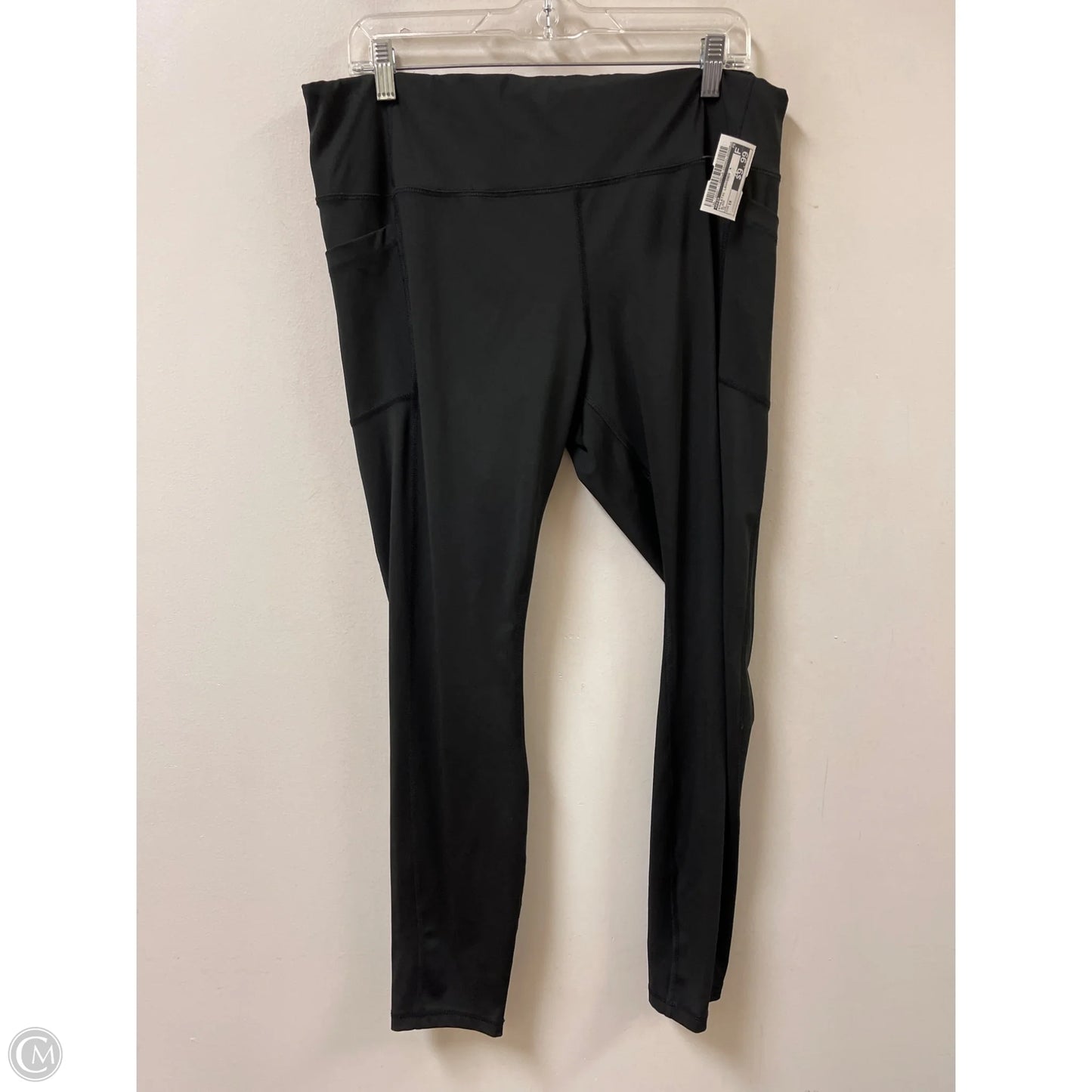 Athletic Leggings By Avia In Black, Size: 1x
