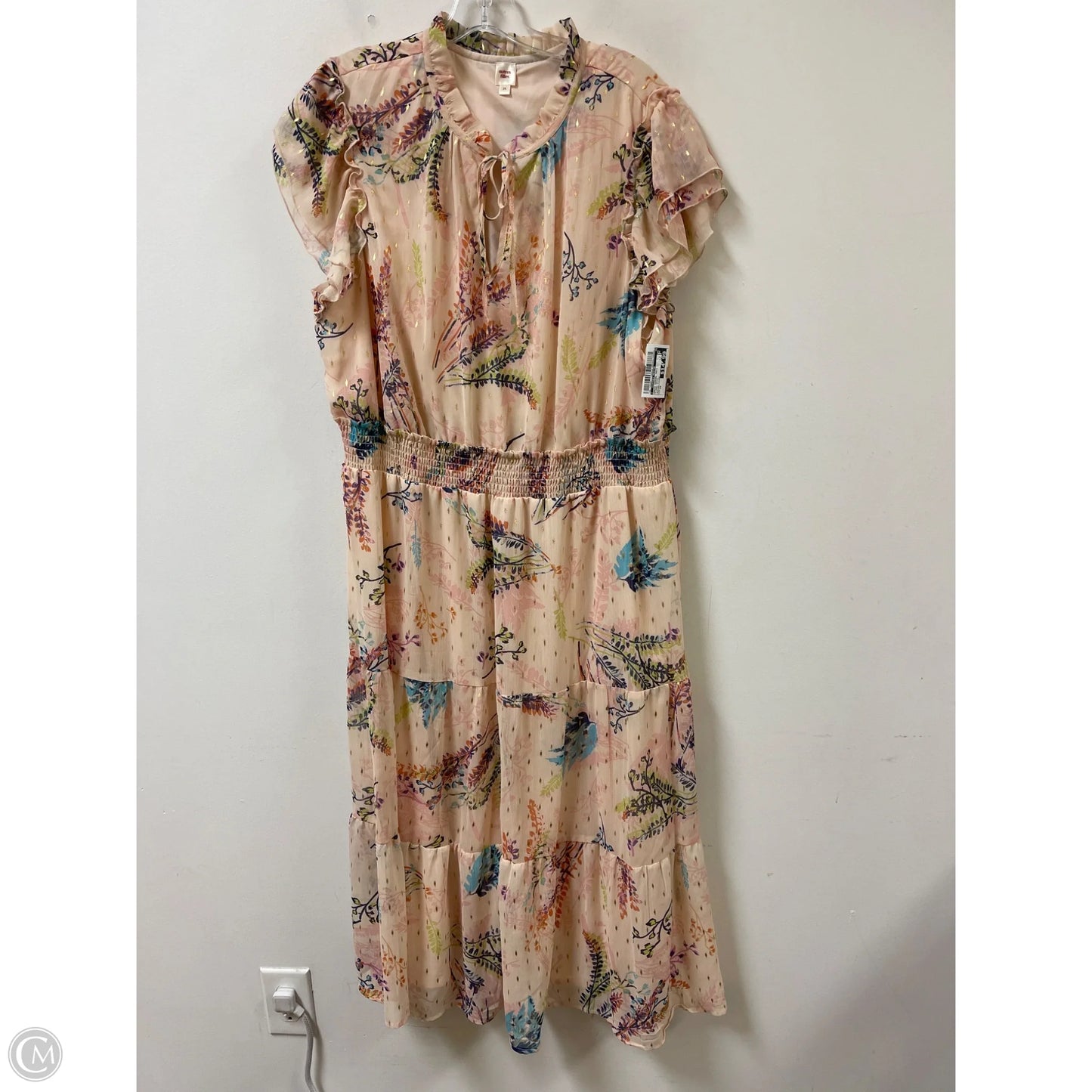 Dress Casual Maxi By Clothes Mentor In Floral Print, Size: 2x