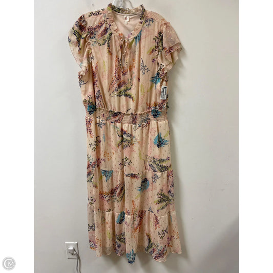 Dress Casual Maxi By Clothes Mentor In Floral Print, Size: 2x