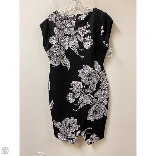 Dress Casual Midi By Bar Iii In Black & White, Size: 1x