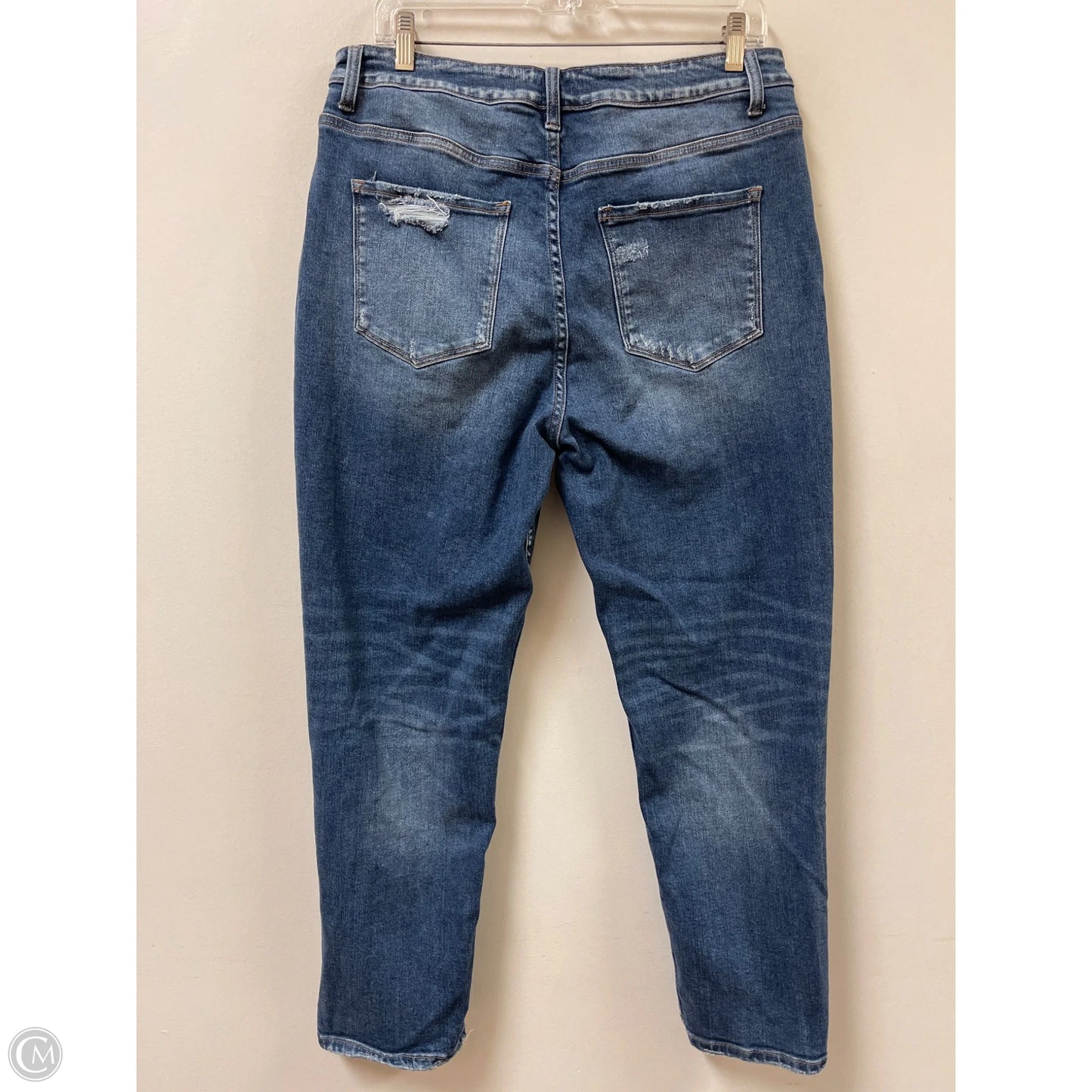 Jeans Skinny By Vervet In Blue Denim, Size: 10