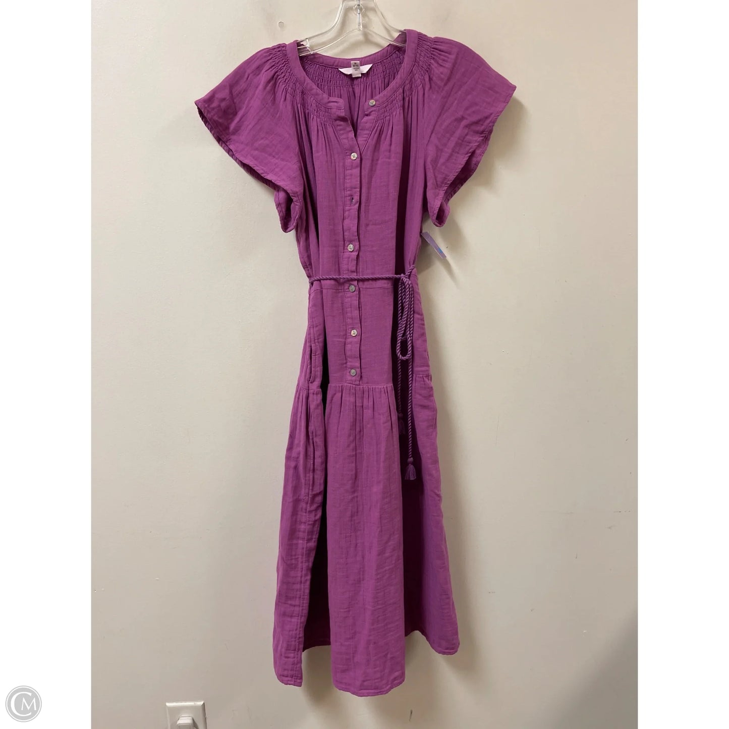 Dress Casual Maxi By Time And Tru In Purple, Size: M