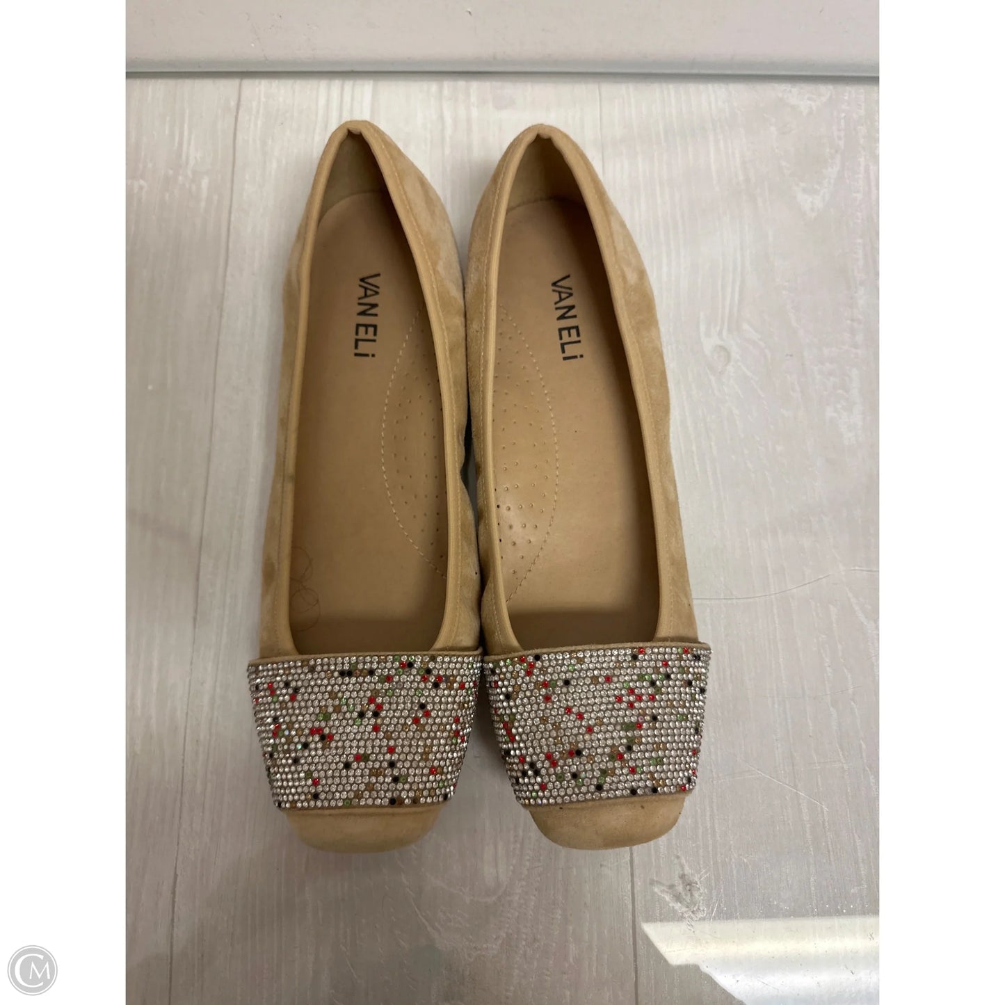 Shoes Flats By Vaneli In Cream, Size: 9