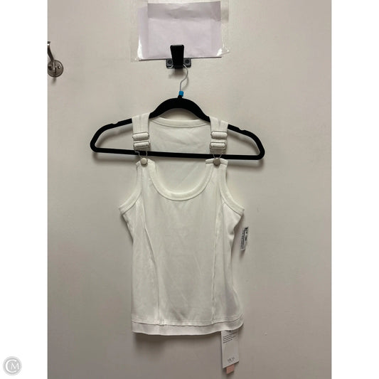 Top Sleeveless By Micas In White, Size: S