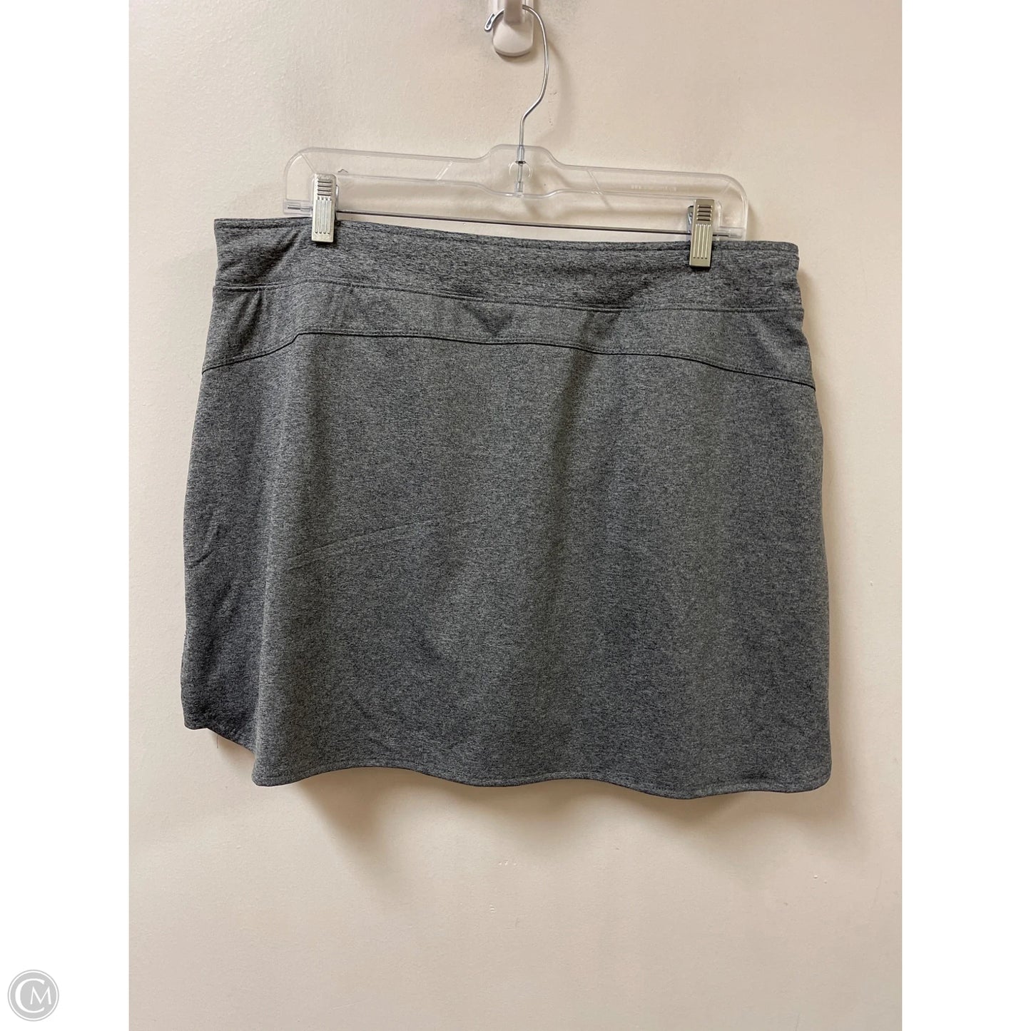 Athletic Skort By Tek Gear In Grey, Size: L
