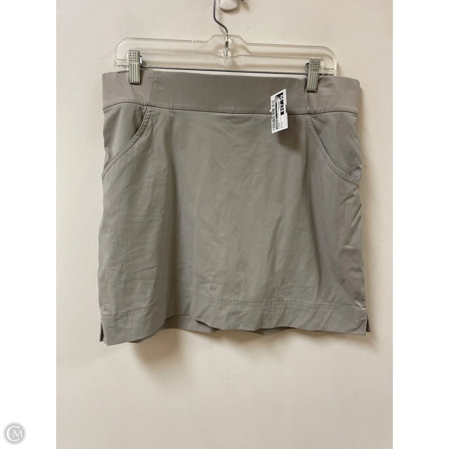 Athletic Skort By Columbia In Cream, Size: L