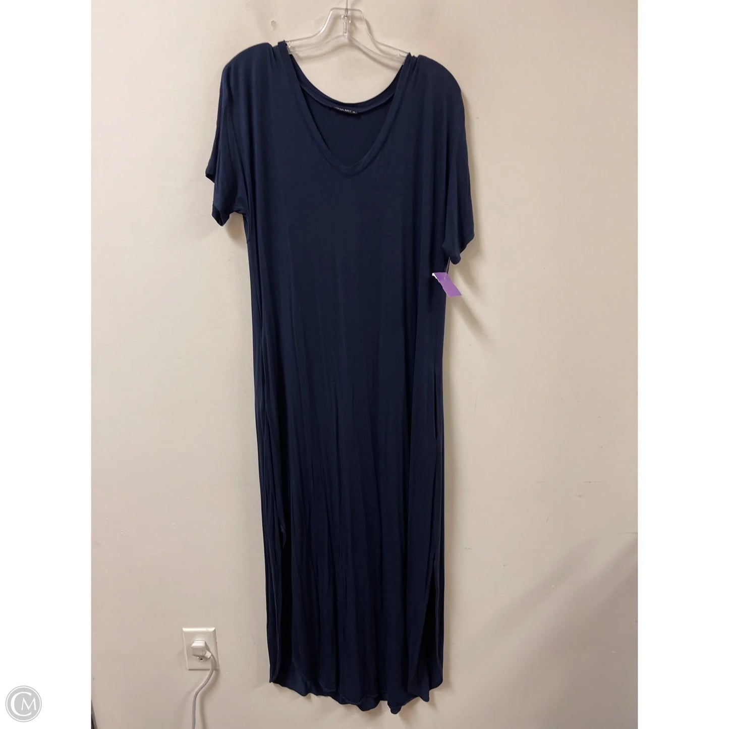 Dress Casual Maxi By Clothes Mentor In Navy, Size: Xl