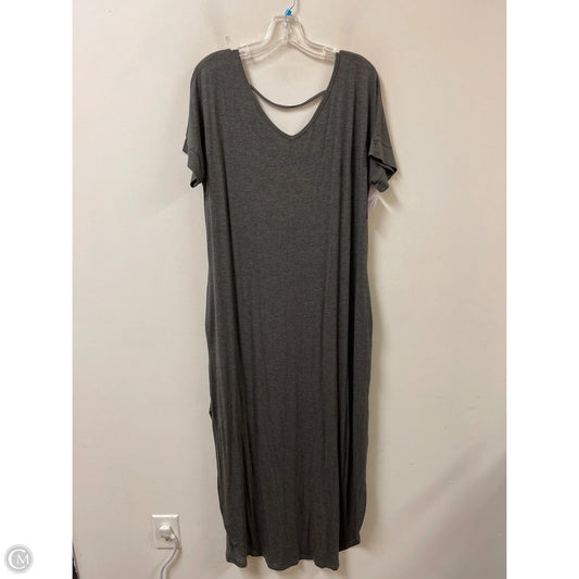 Dress Casual Maxi By Clothes Mentor In Grey, Size: Xl