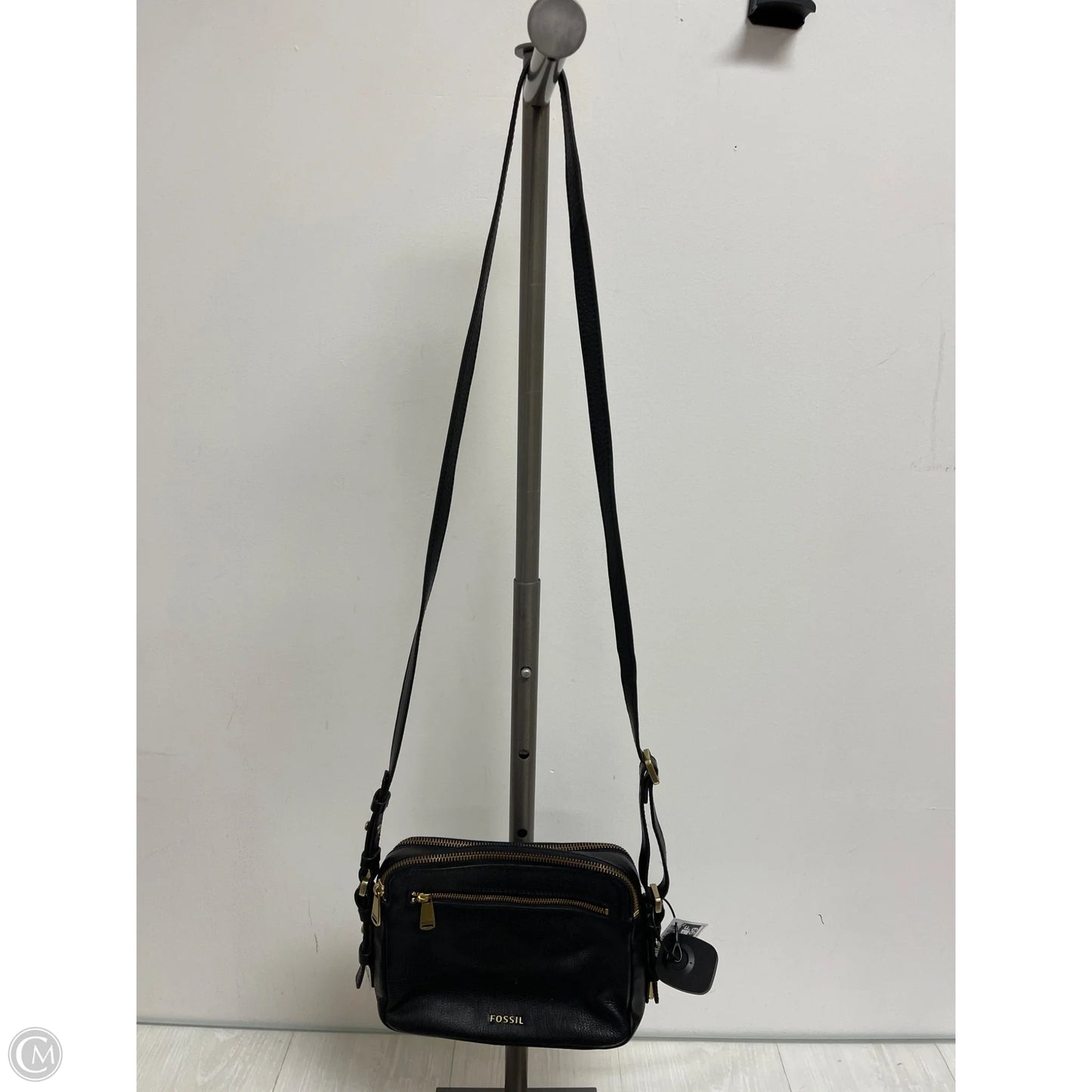 Crossbody Leather By Fossil, Size: Medium