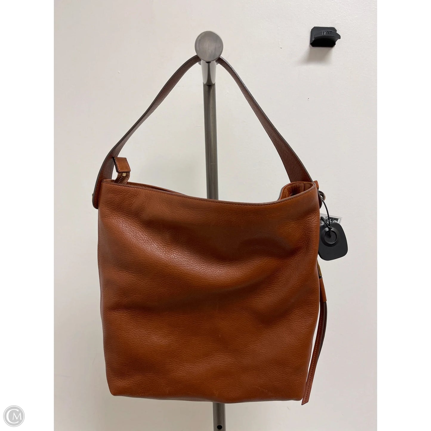Handbag Leather By Fossil, Size: Large