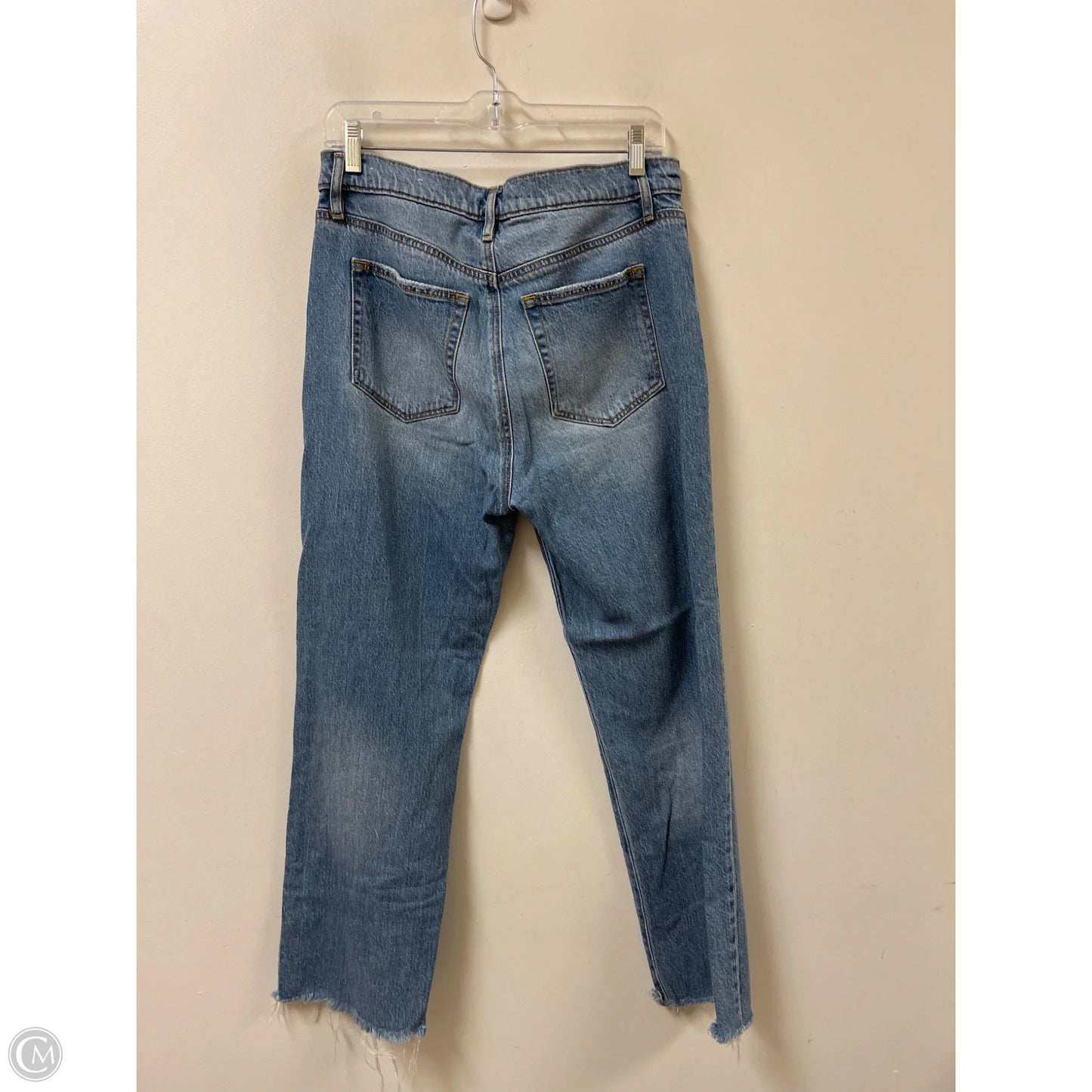 Jeans Straight By Loft In Blue Denim, Size: 8