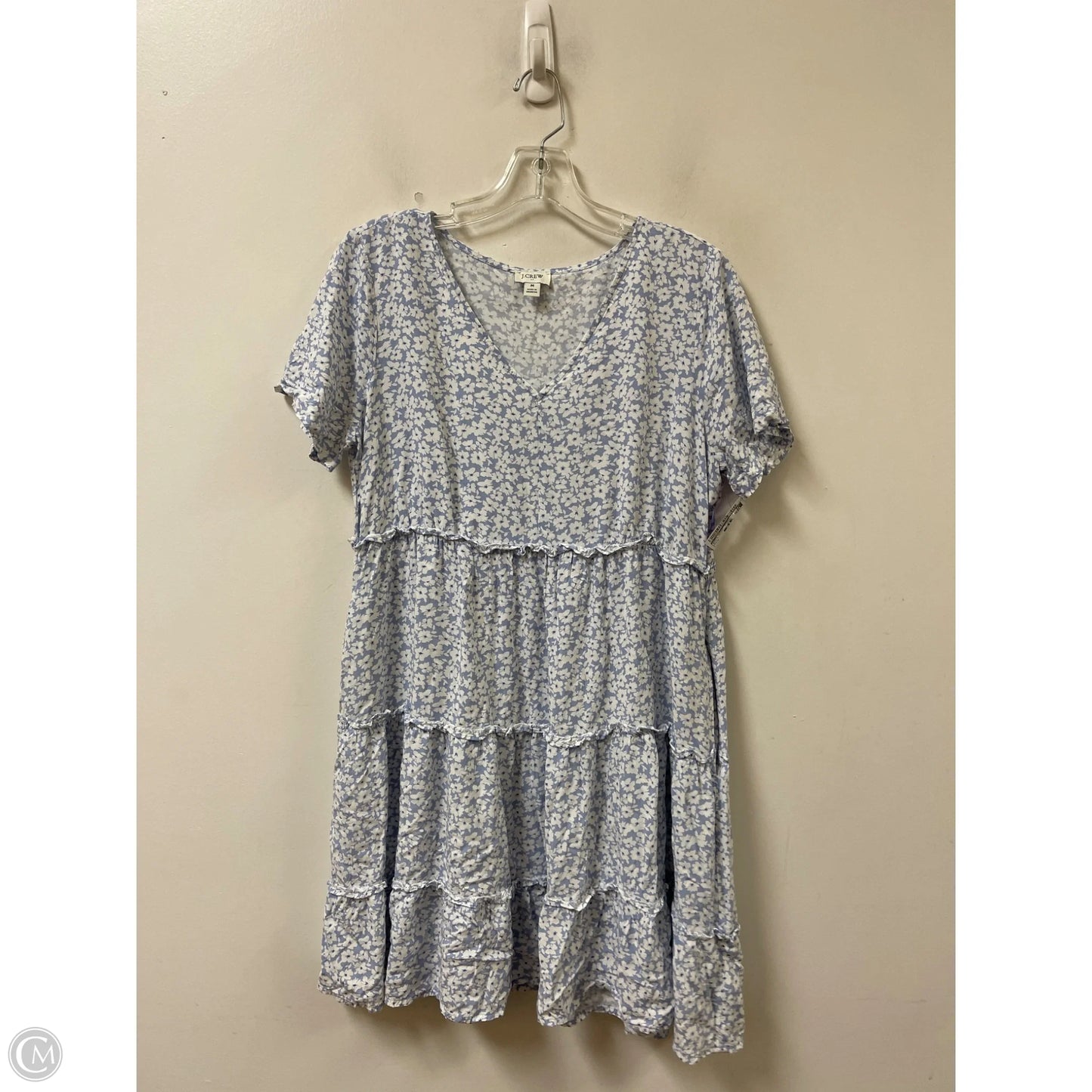 Dress Casual Short By J. Crew In Blue & White, Size: M