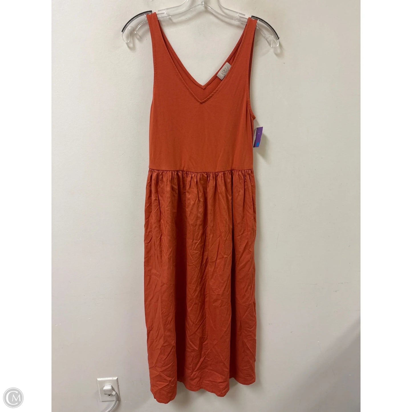 Dress Casual Maxi By Loft In Orange, Size: S