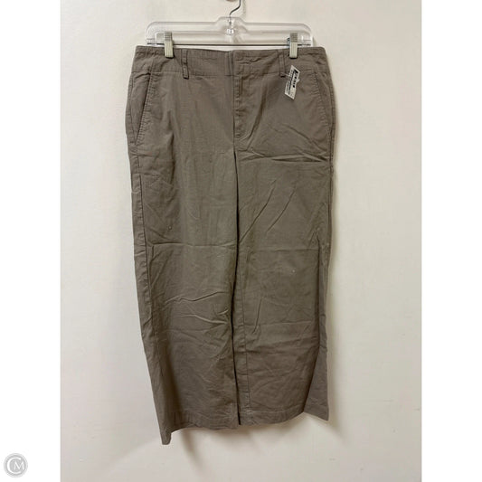 Pants Wide Leg By Loft In Taupe, Size: 8
