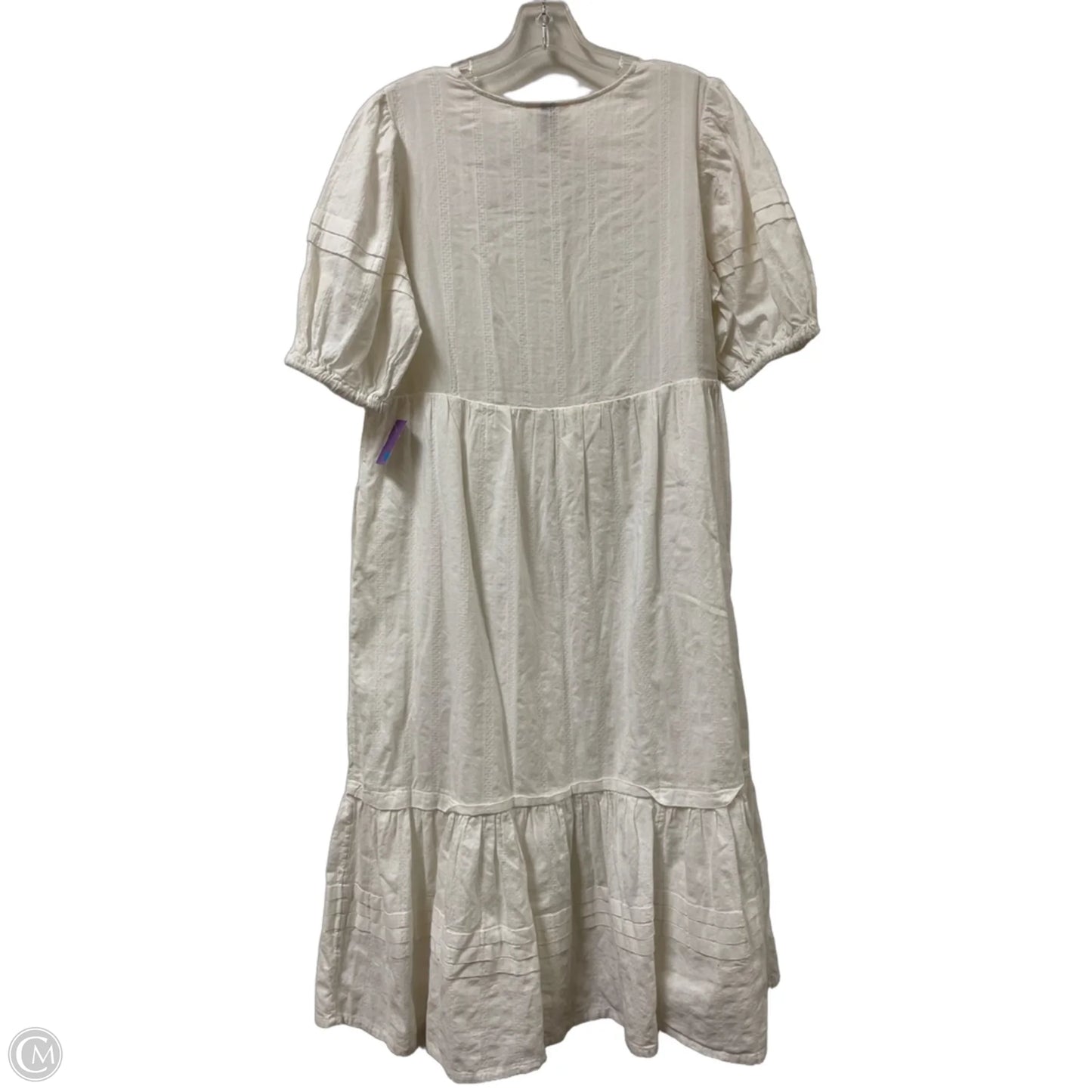 Dress Casual Midi By Universal Thread In White, Size: L