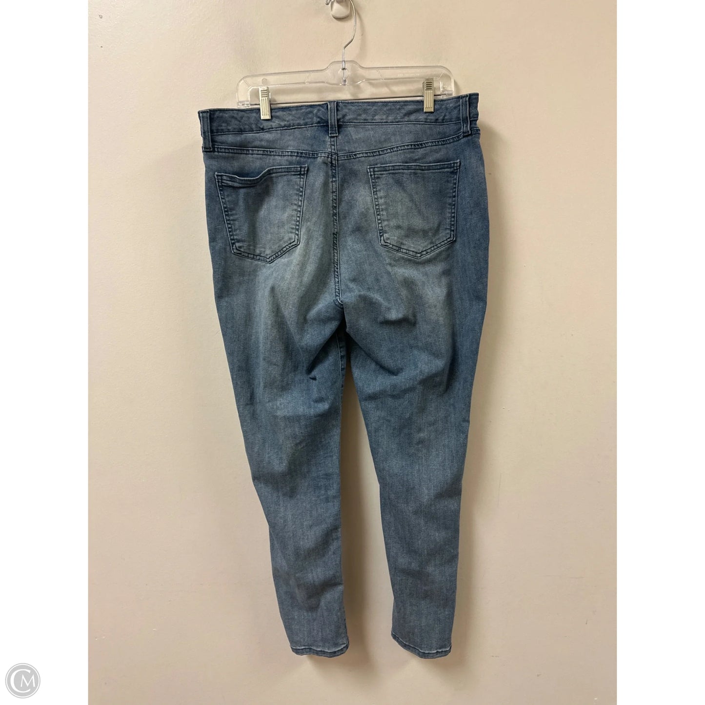 Jeans Skinny By Style And Company In Blue Denim, Size: 16