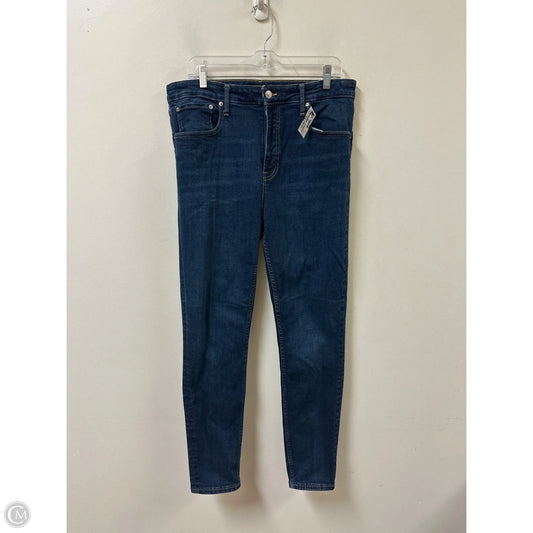 Jeans Skinny By Free Assembly In Blue Denim, Size: 16