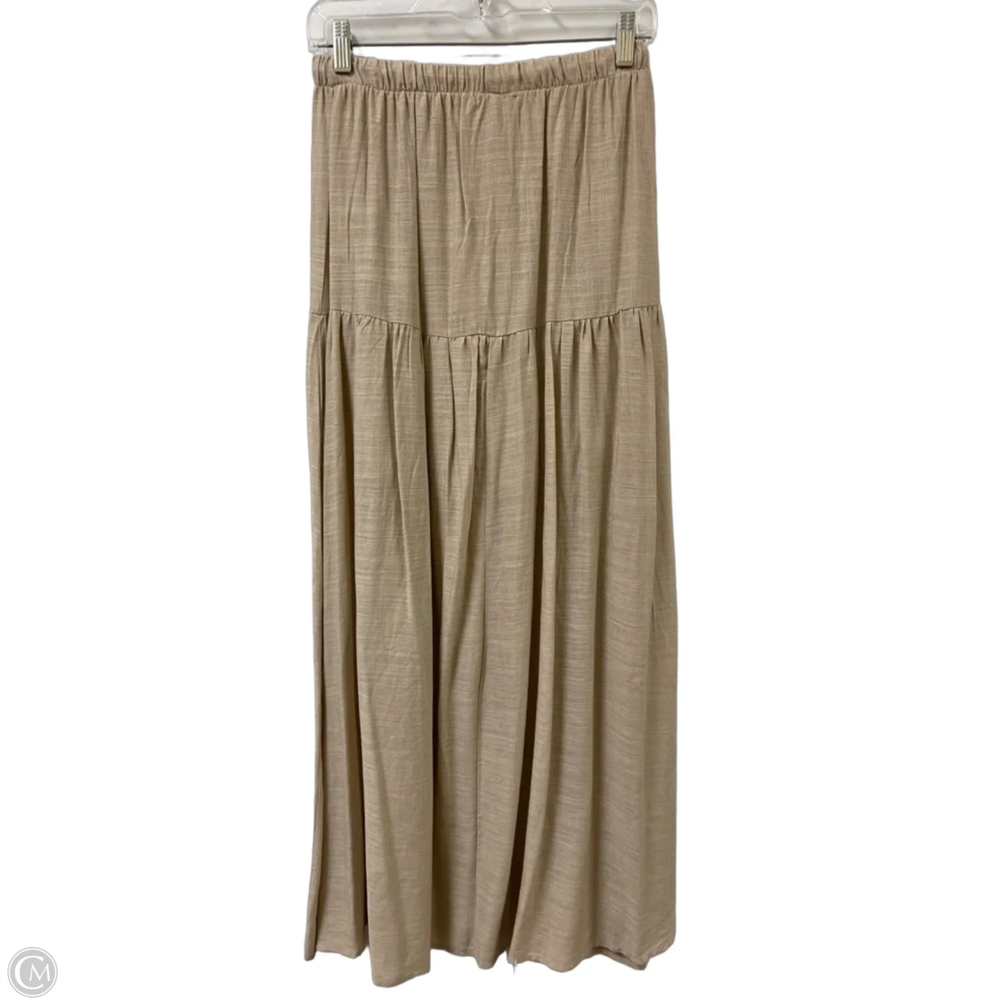 Skirt Maxi By Clothes Mentor In Cream, Size: 4