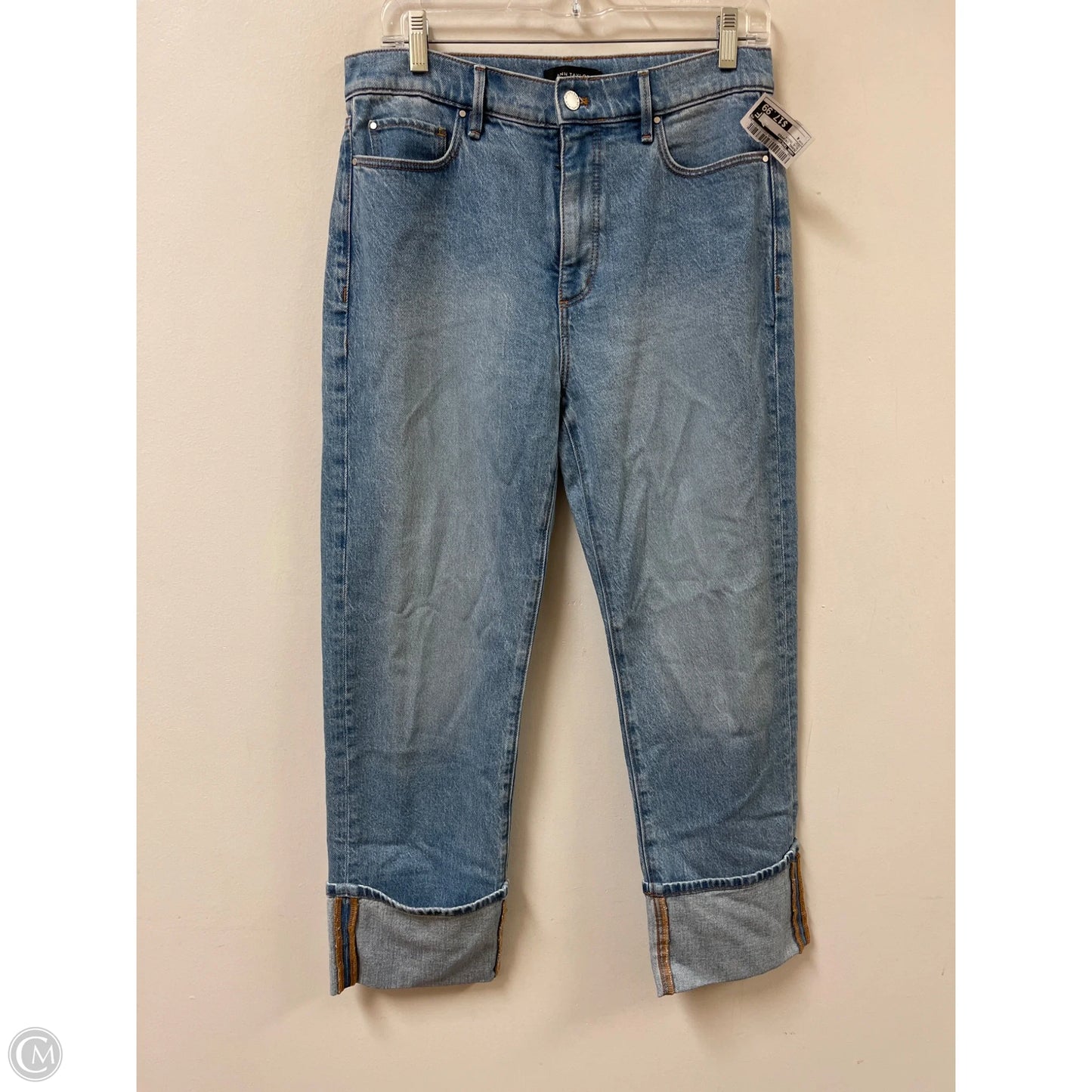 Jeans Cropped By Ann Taylor In Blue Denim, Size: 4