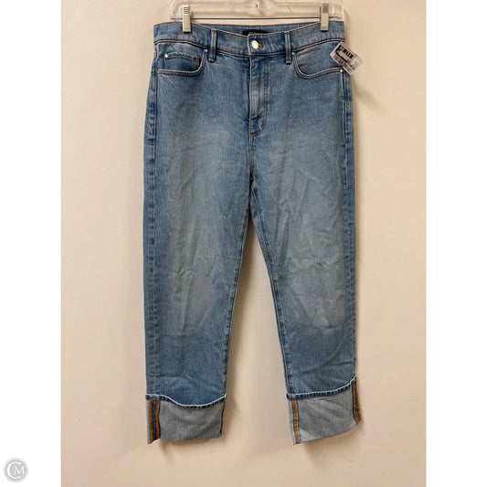 Jeans Cropped By Ann Taylor In Blue Denim, Size: 4