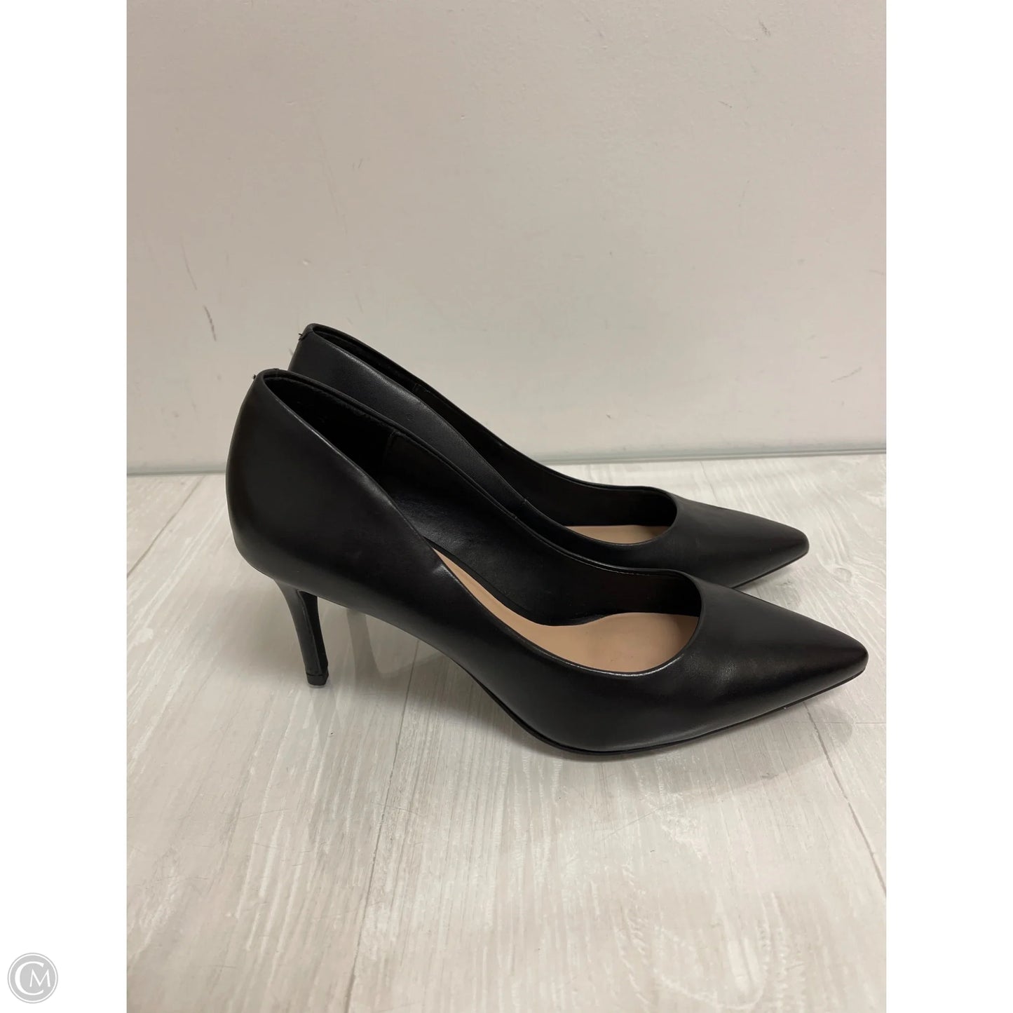 Sandals Heels Stiletto By Aldo In Black, Size: 8.5