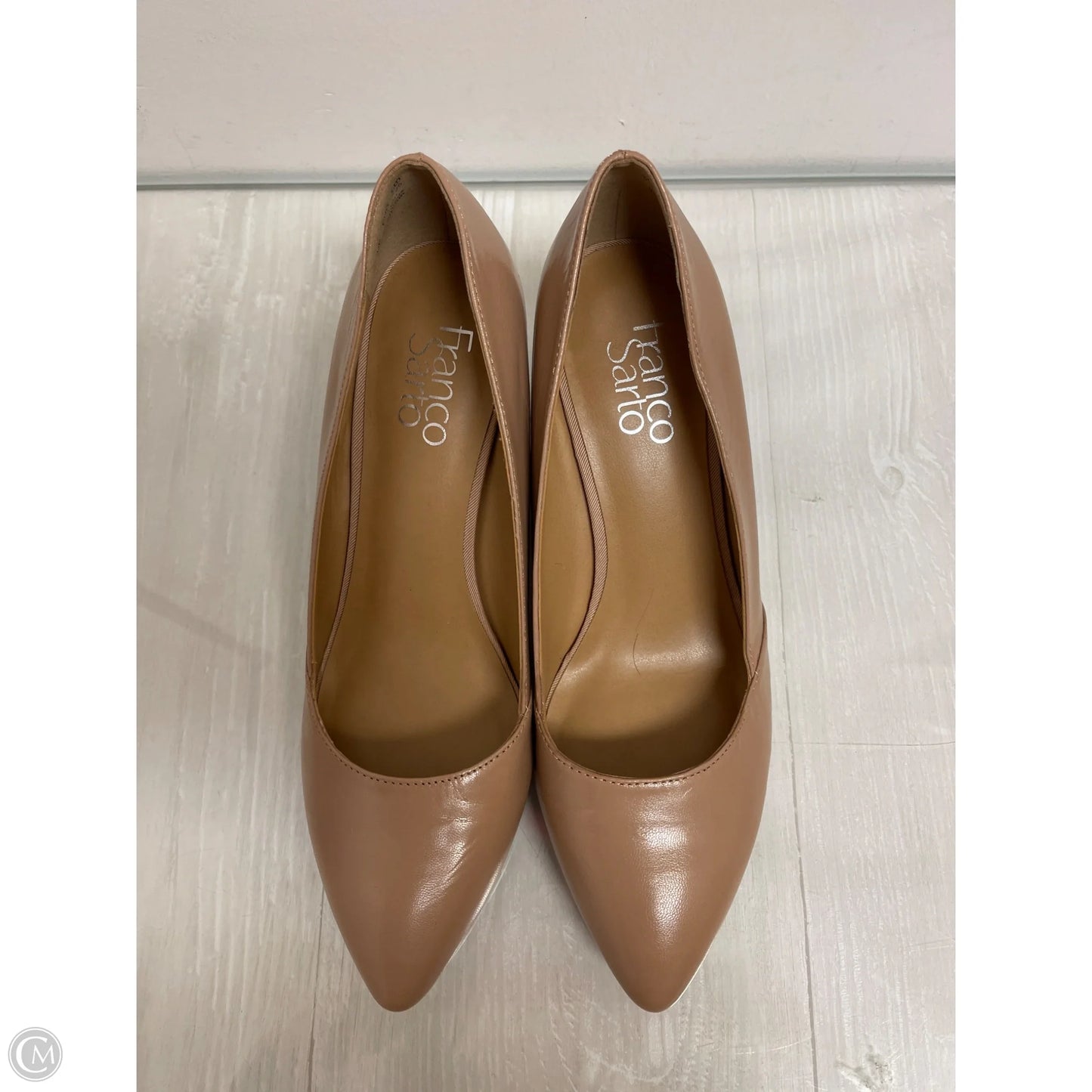 Shoes Heels Wedge By Franco Sarto In Cream, Size: 8.5