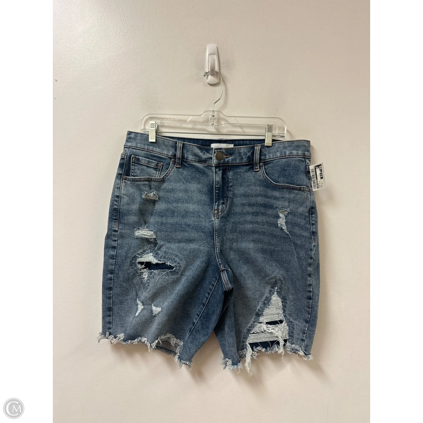Shorts By Lane Bryant In Blue Denim, Size: 12