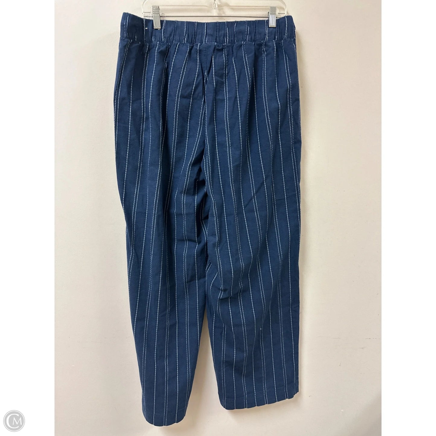 Pants Wide Leg By Lane Bryant In Blue & White, Size: 14