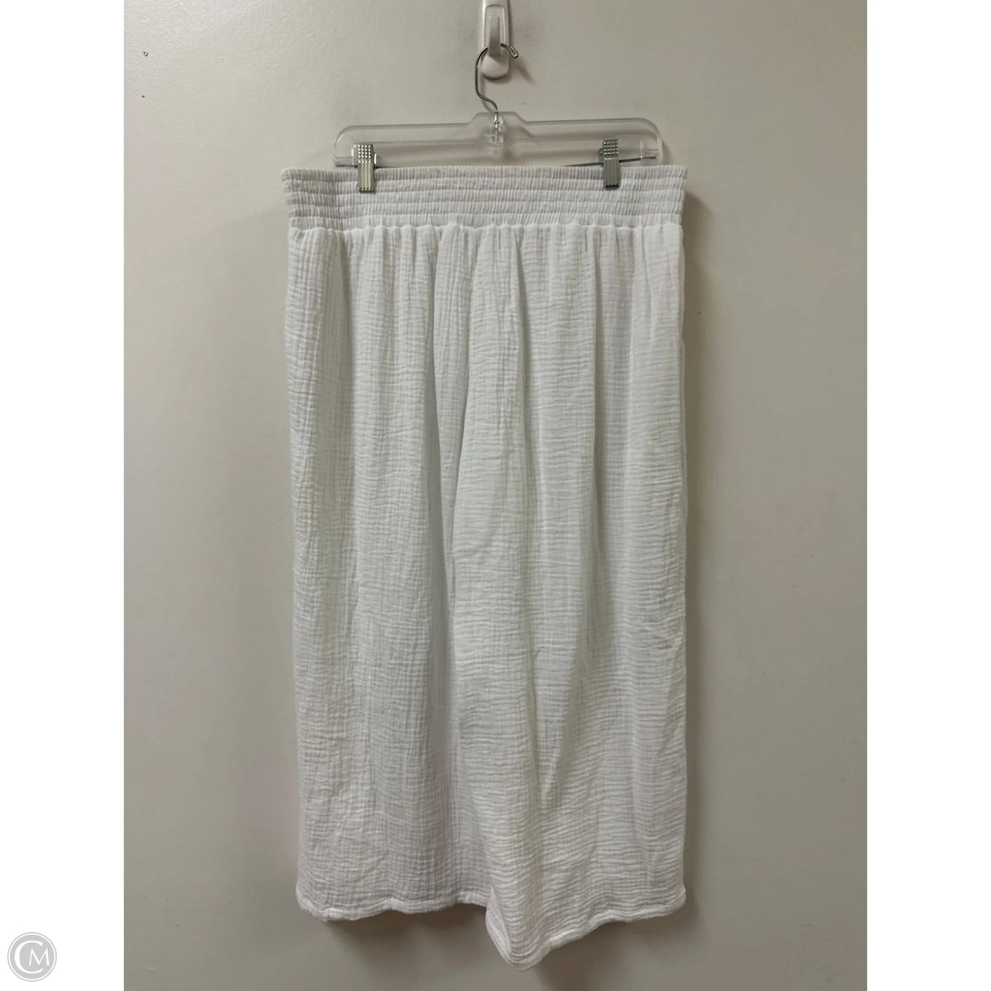 Pants Wide Leg By Jm Collections In White, Size: 12
