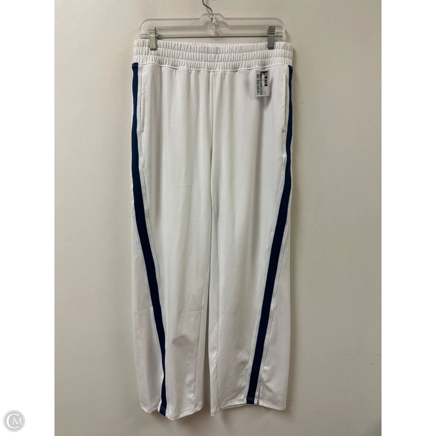 Athletic Pants By 90 Degrees By Reflex In Blue & White, Size: L