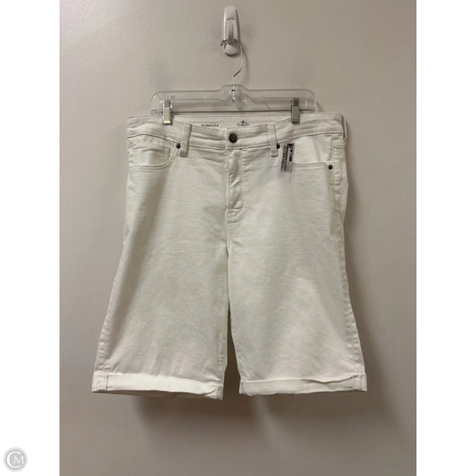 Shorts By St Johns Bay In White Denim, Size: 18