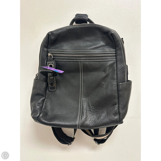 Backpack Leather By Clothes Mentor, Size: Medium