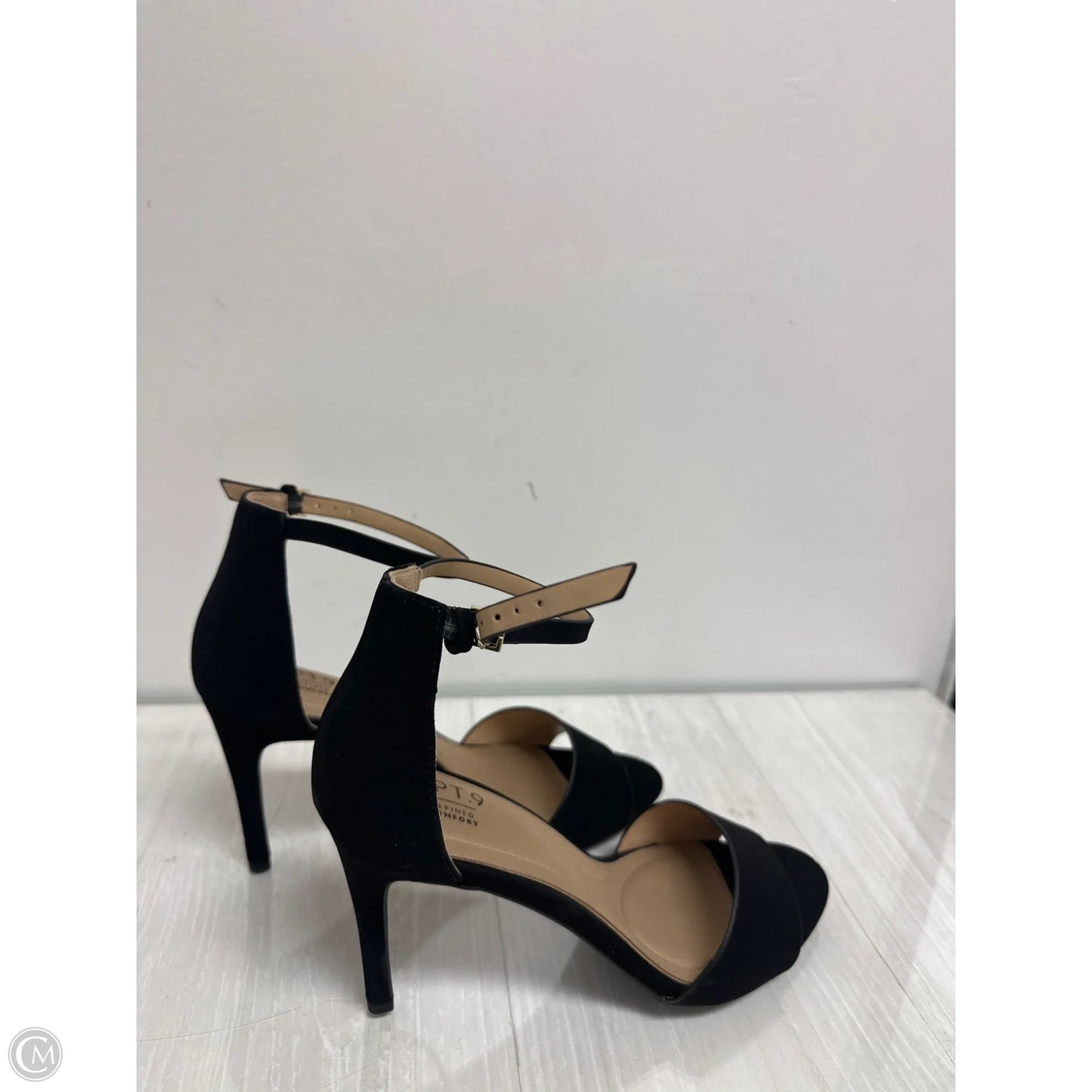 Sandals Heels Stiletto By Apt 9 In Black, Size: 10