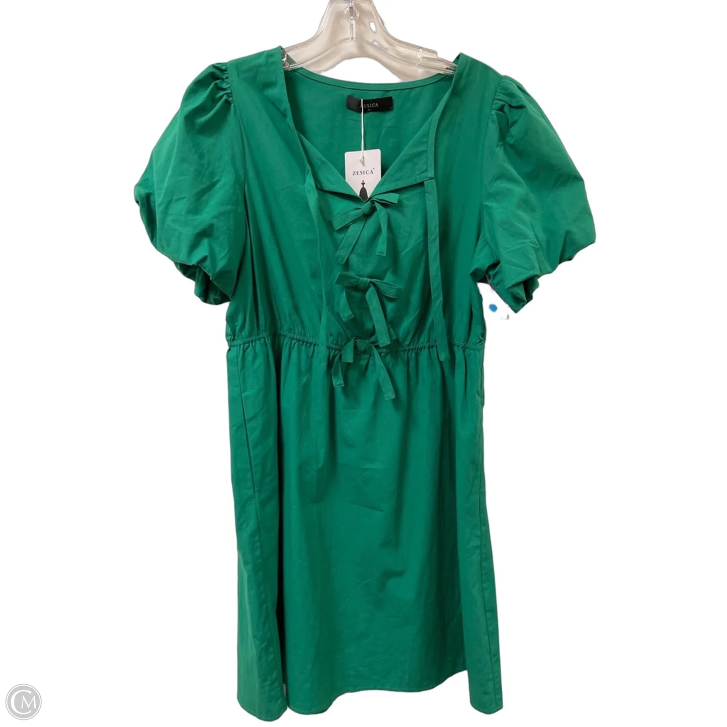 Dress Casual Short By Zesica In Green, Size: M